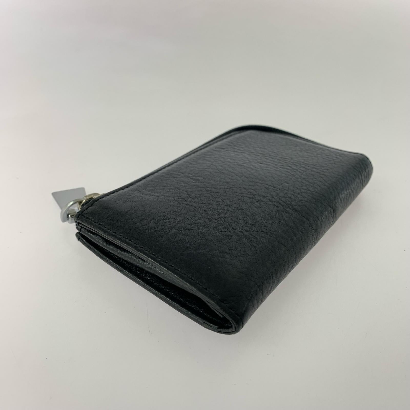 長財布 aniary L字ジップレザーキーケース 黒 ブラック