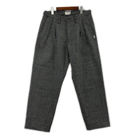パンツ TUCTROUSERS WOOL TWEES TEXTILE/サイズL ブラック