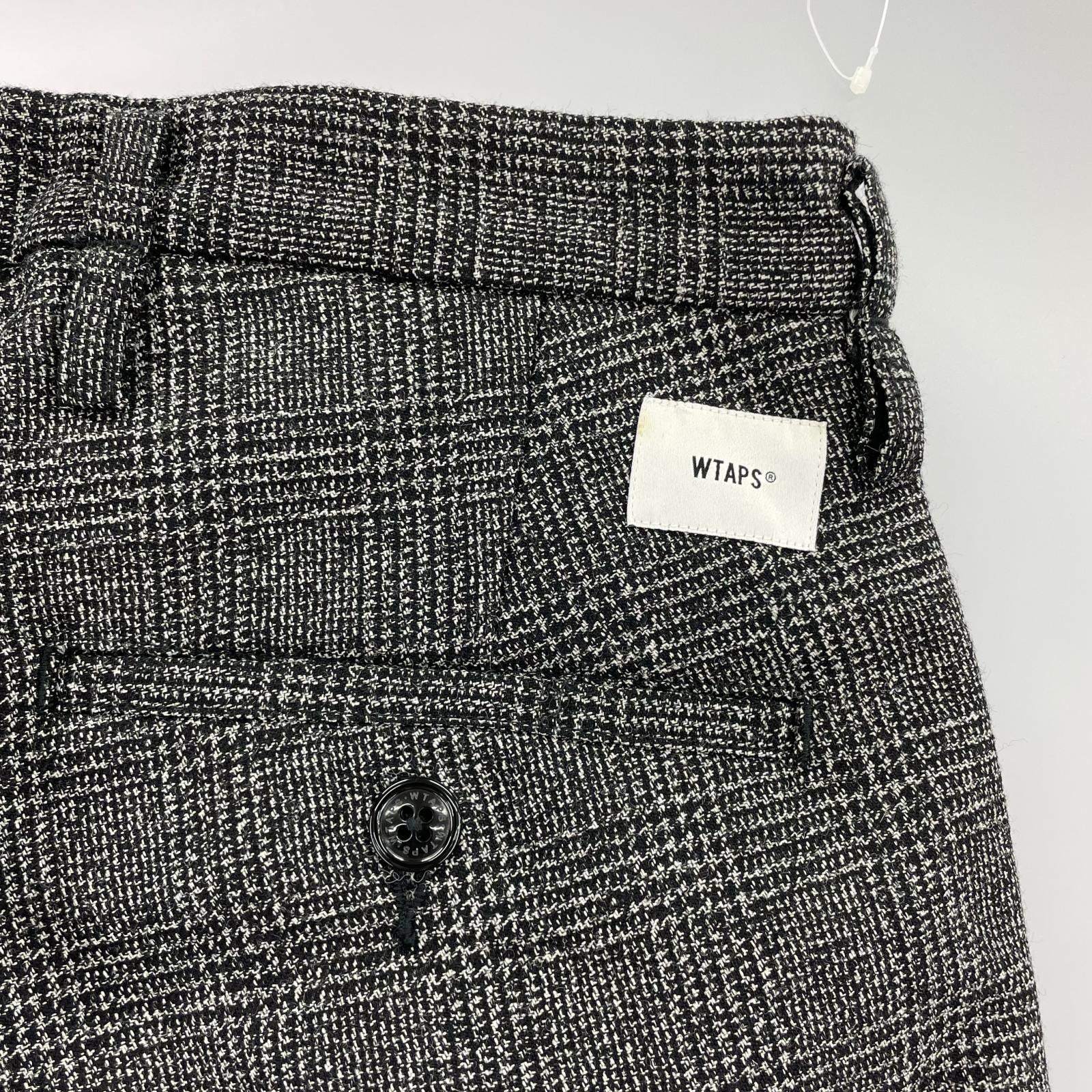 パンツ TUCTROUSERS WOOL TWEES TEXTILE/サイズL ブラック