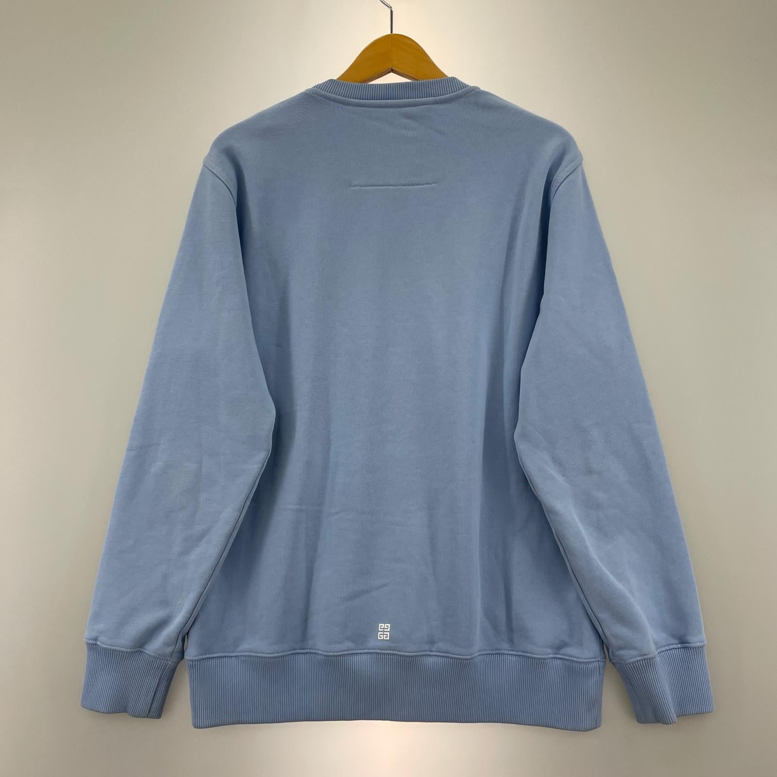 スウェット SLIM FIT ロゴプリントスウェット BMJ0HA3YAC (S) S ブルー