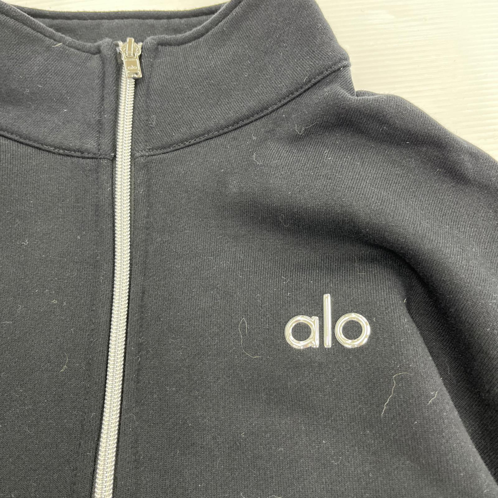 スウェット ハーフジップスウェット BLK ブラック