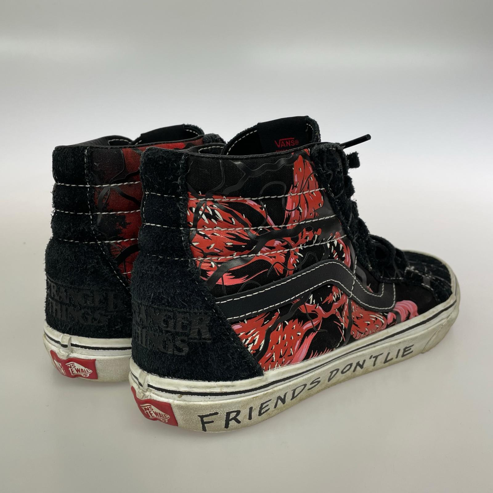 スニーカー Sk8-Hi Reissue (28cm) ブラック×レッド 28cm (US10 UK9 1/2 EU46) ブラック