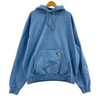 パーカー INVINCIBLE/PIGMENT DYED/水色 M
