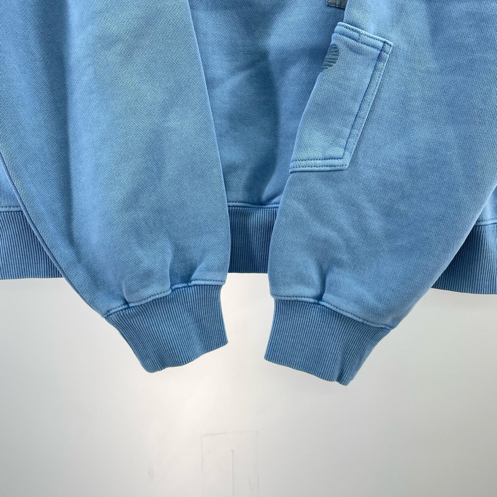 パーカー INVINCIBLE/PIGMENT DYED/水色 M