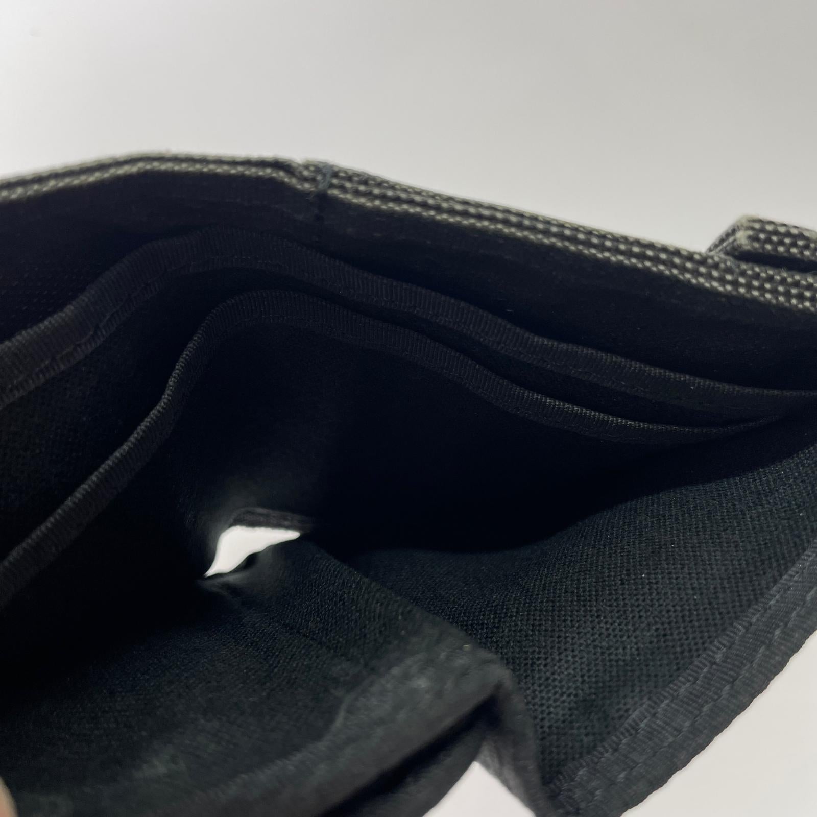 コンパクトウォレット SMOKY WALLET 二つ折り ブラック ブラック
