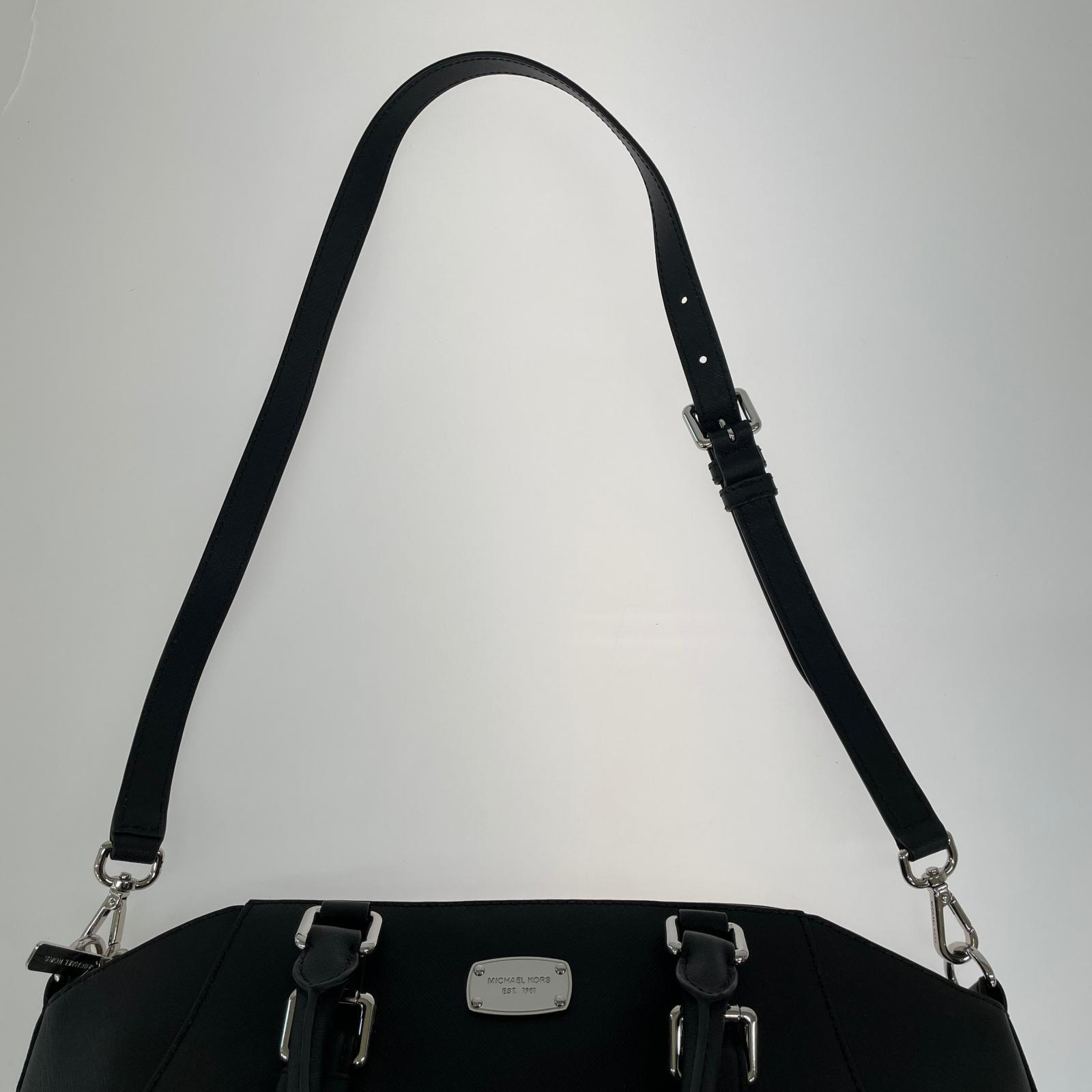 ハンドバッグ MICHAEL KORS シアラ サフィアーノレザー 2WAYバッグ ブラック ブラック