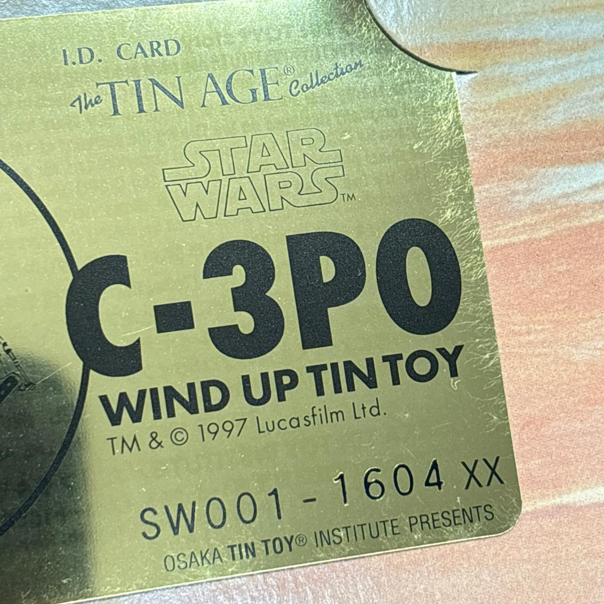 C-3PO WIND UP TIN TOY ゼンマイ駆動 スターウォーズ OSAKA TIN TOY フィギュア/グッズ