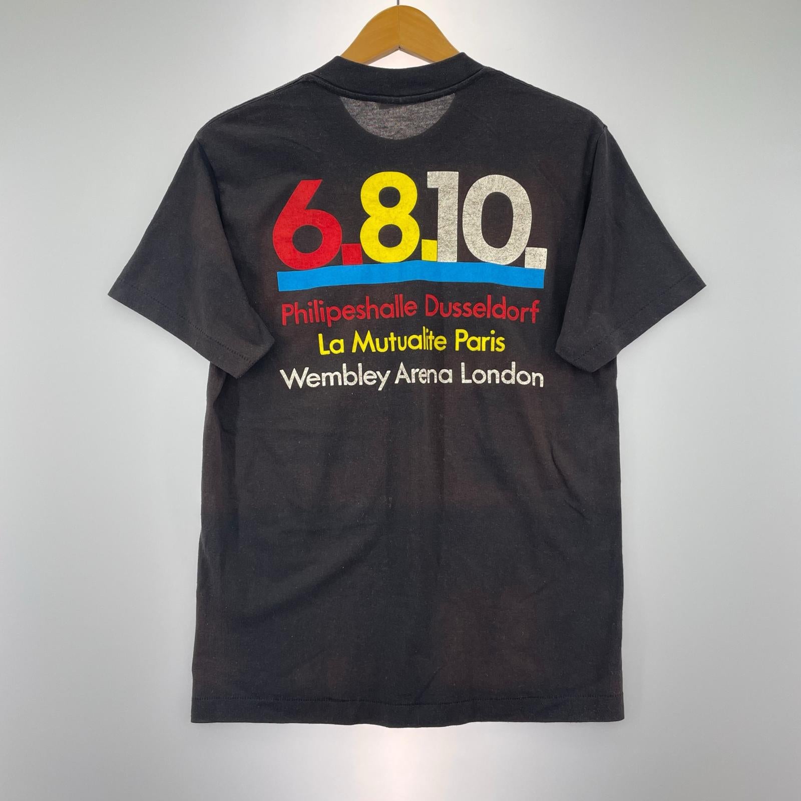 半袖Tシャツ 80s New Order 1988 TOUR ブラック M ブラック