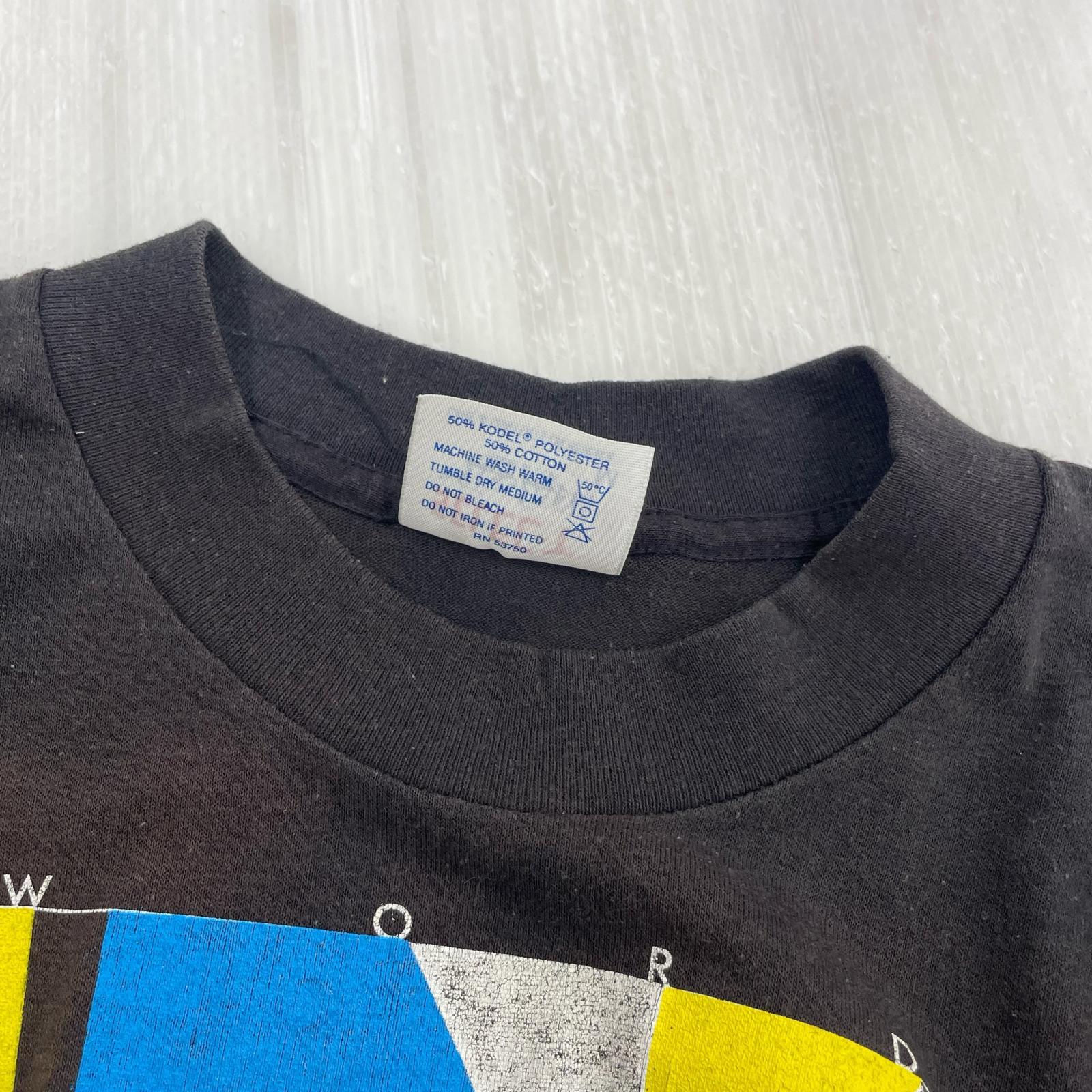 半袖Tシャツ 80s New Order 1988 TOUR ブラック M ブラック