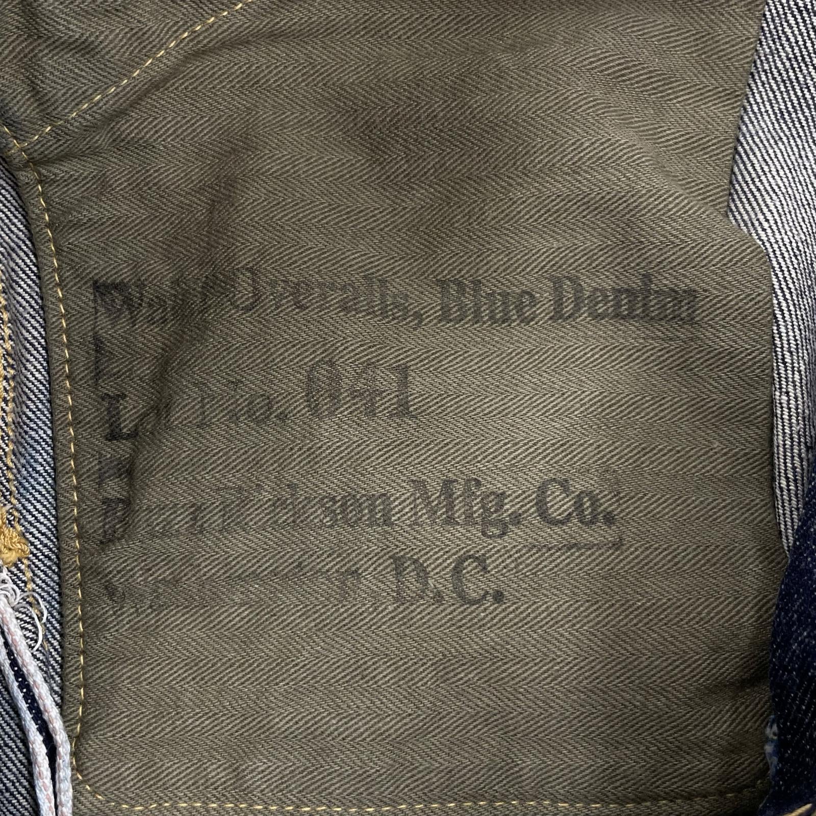 デニムパンツ WORLD WAR II WAIST OVERALLS(W31) 31 ネイビー
