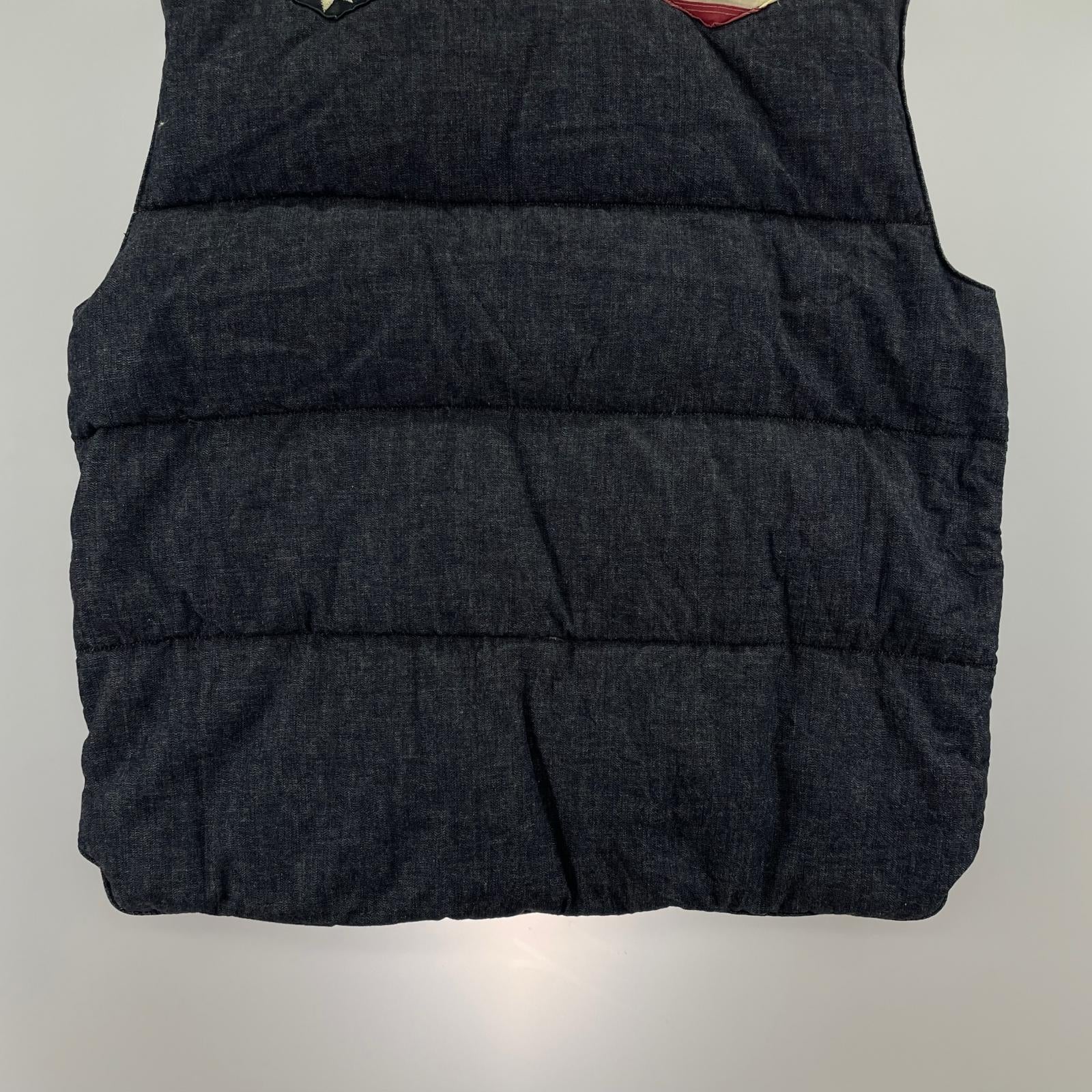 ダウンベスト Denim&Supply 星条旗柄 ブルー