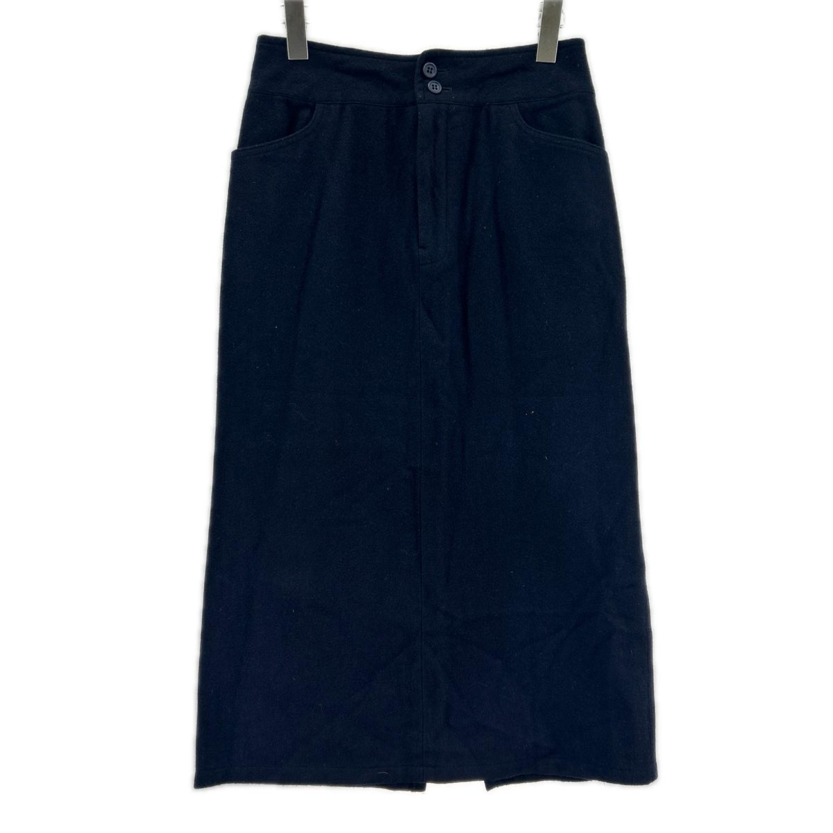 ロングスカート FEMME FM-S09-147 Wool Skirt Navy (1) 1 ネイビー