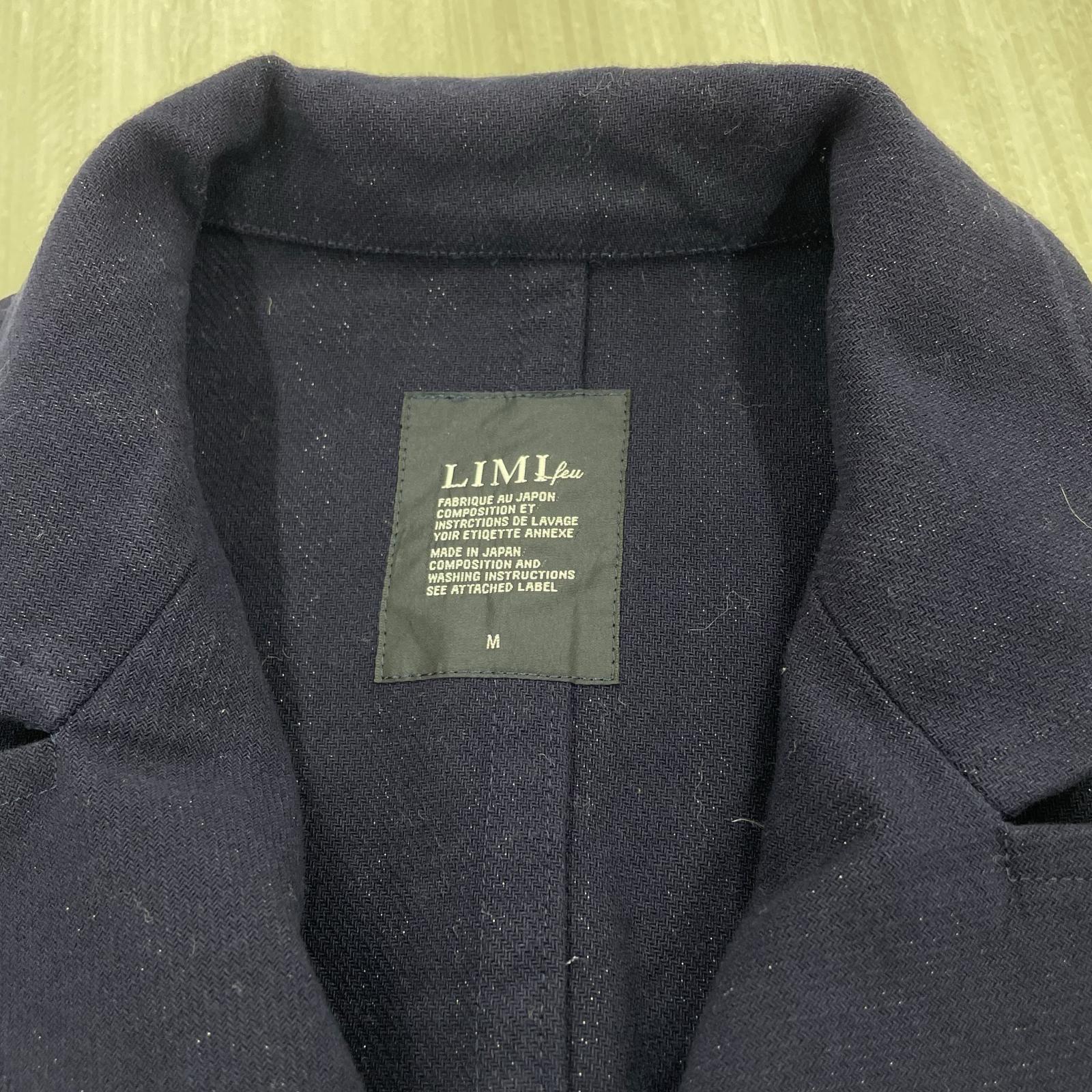 テーラードジャケット Painted Stripe Jacket 紺 (M) M ネイビー
