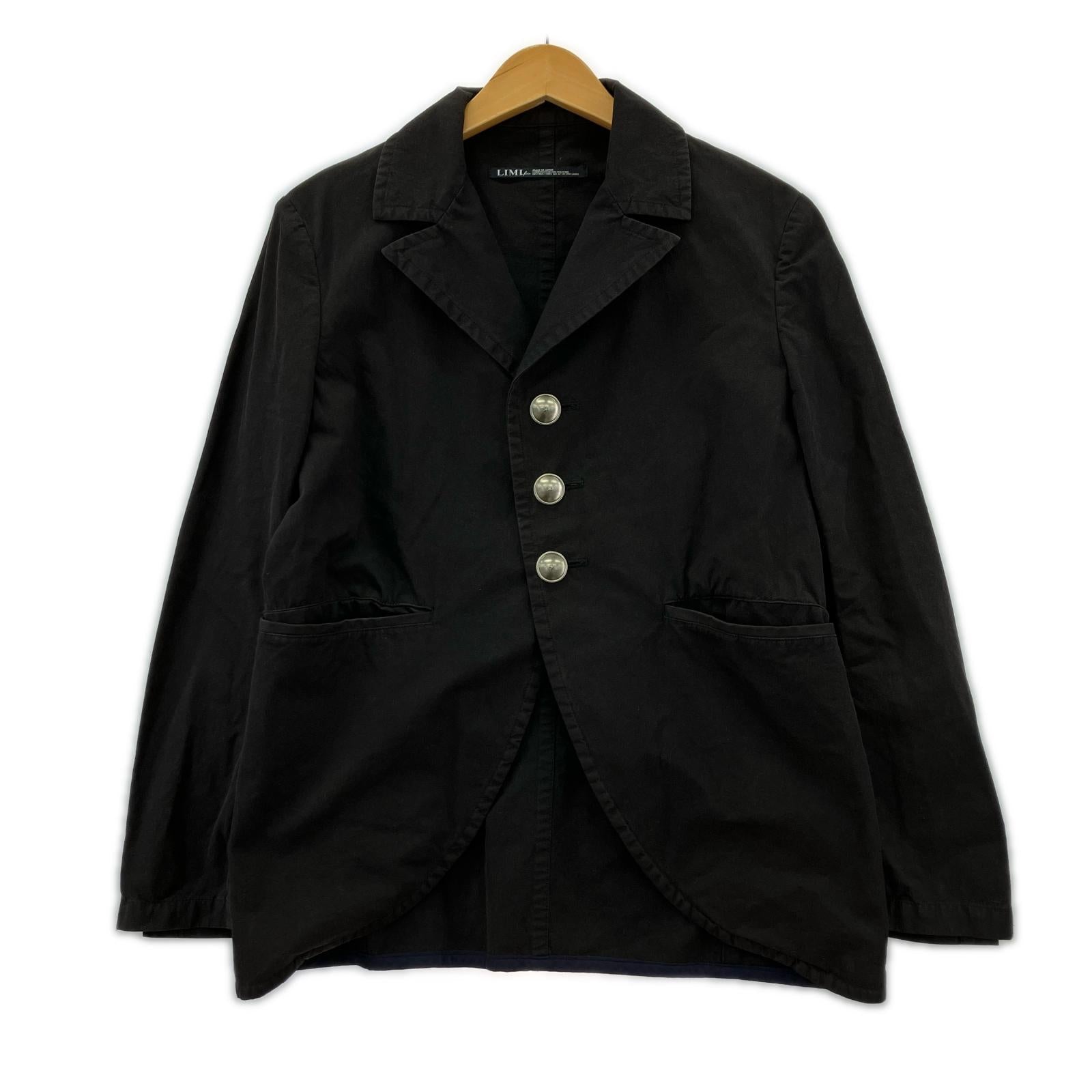 テーラードジャケット Cotton 3B Jacket 黒 (S) S ブラック