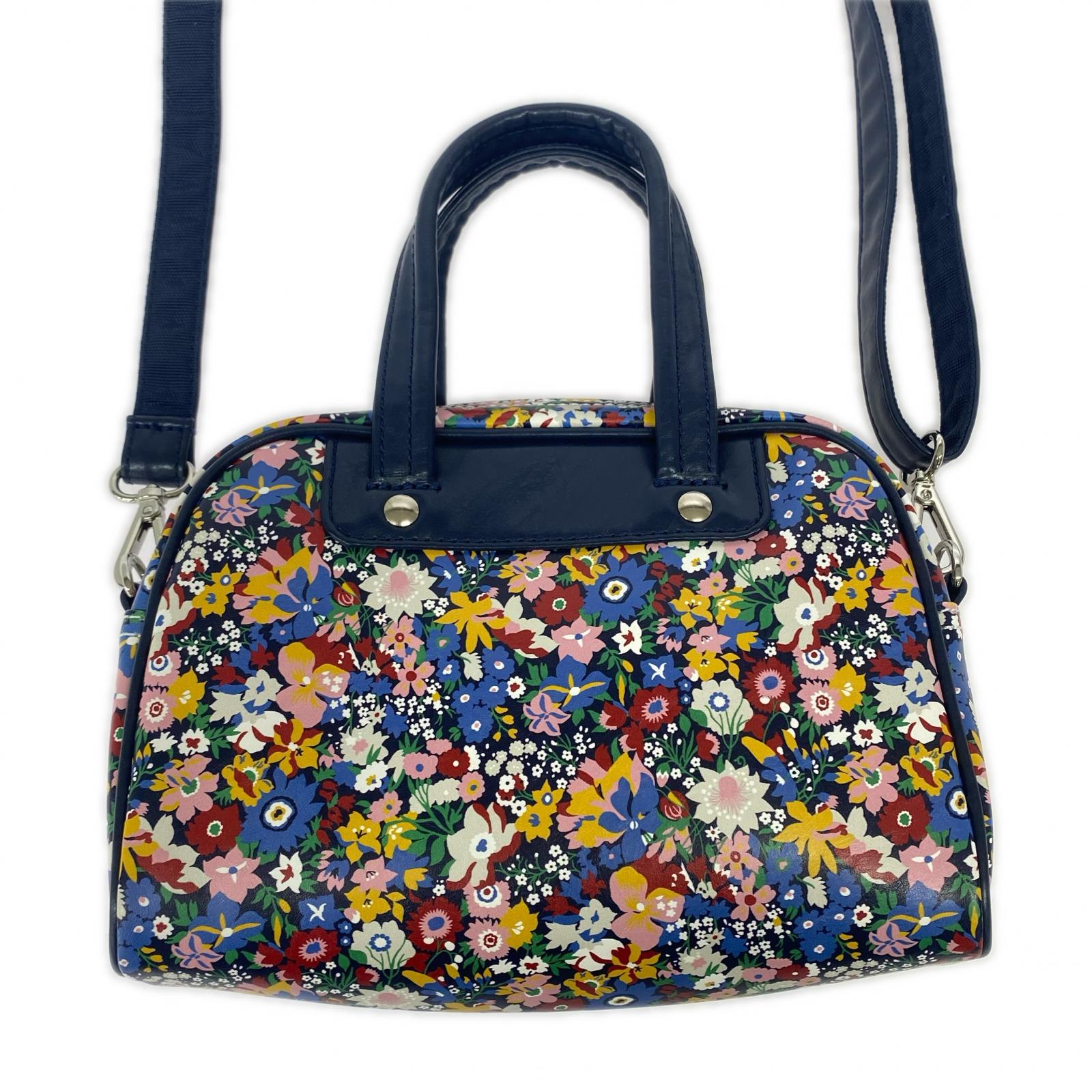 ショルダーバッグ ×Libertyミニボウリングバッグ マルチカラー