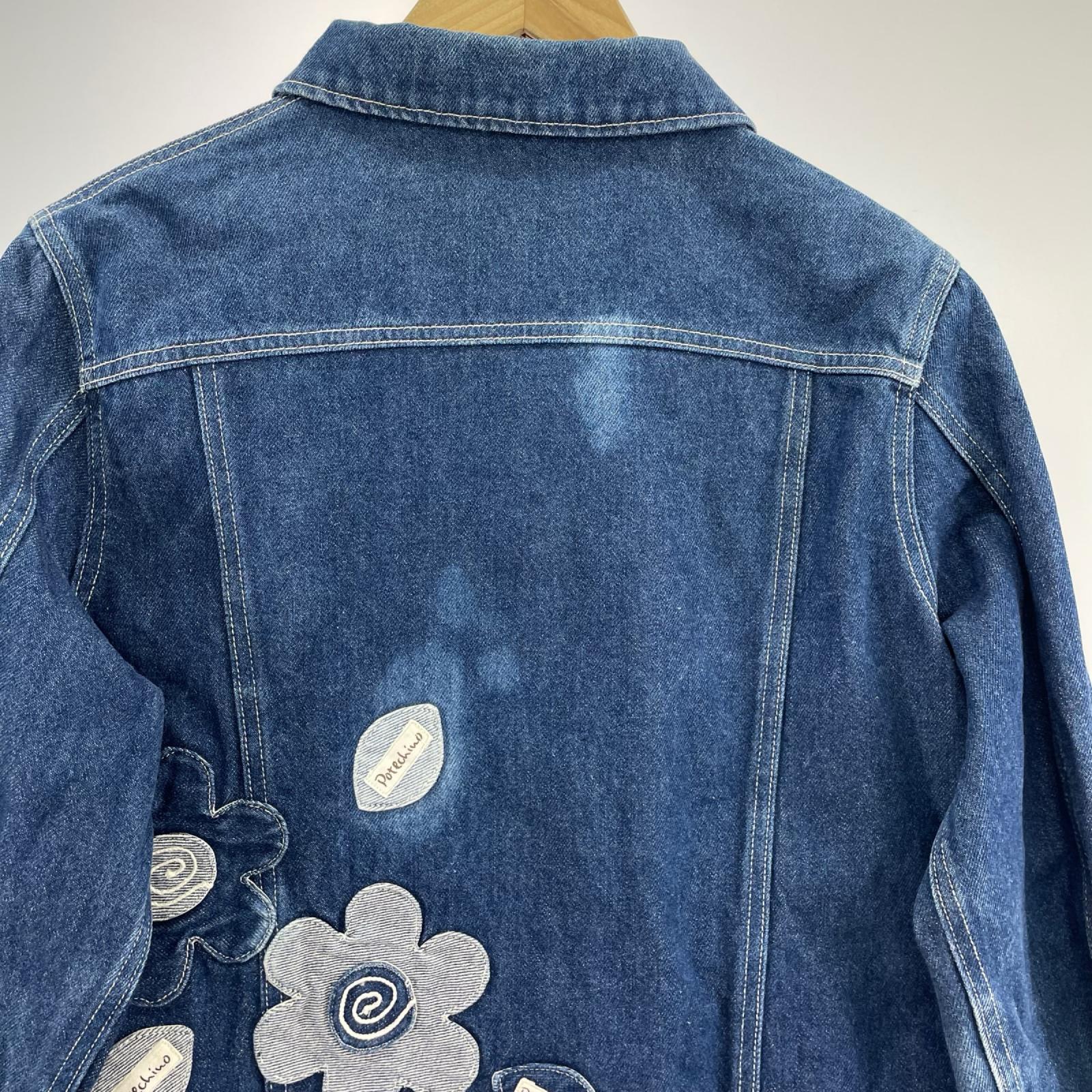 デニムジャケット POTECHINO 刺繍 デニムジャケット
