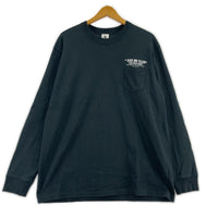 長袖Tシャツ BLACK AND YELLOW L/S L ブラック