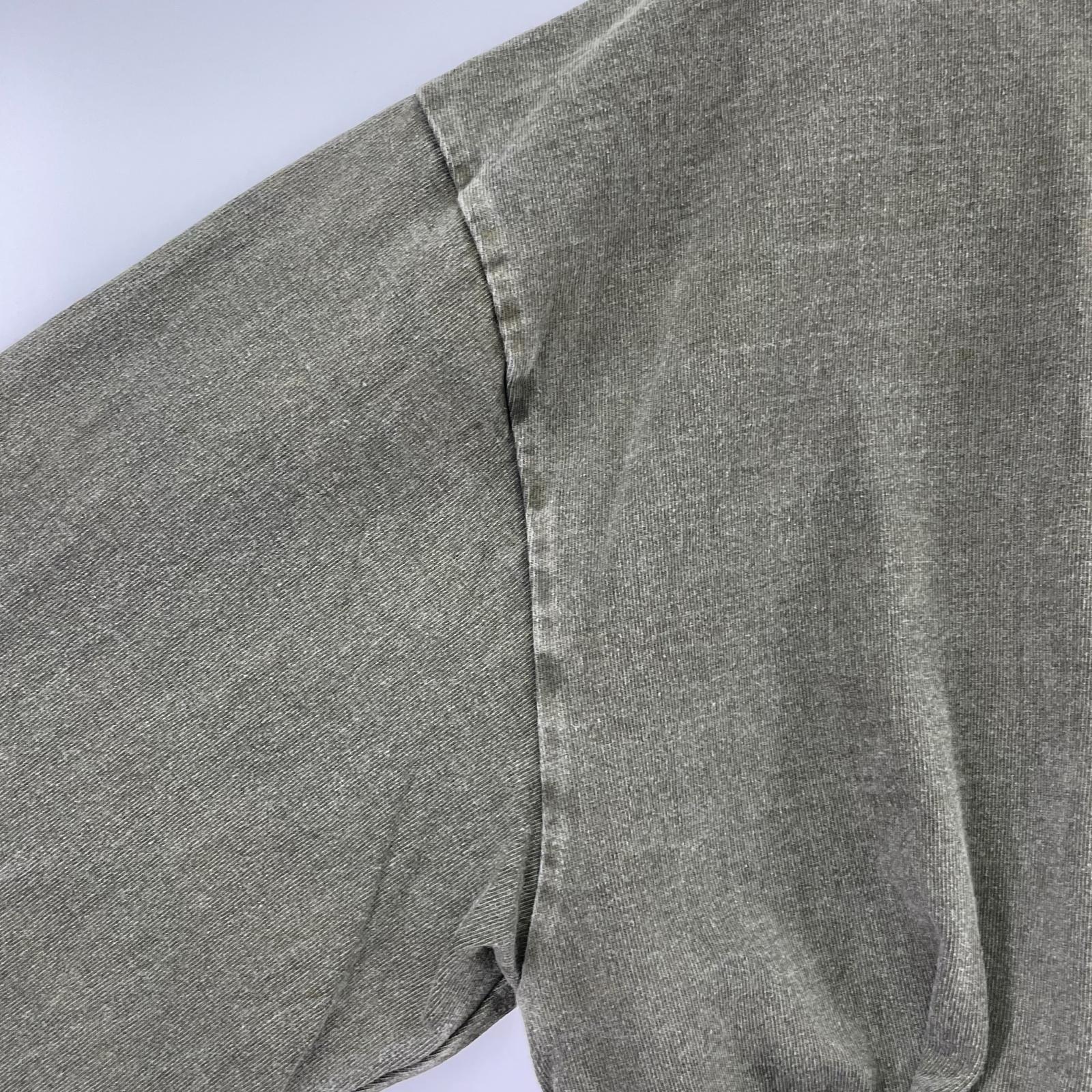 長袖Tシャツ PIGMENT DYED CREWNECK LS L カーキ