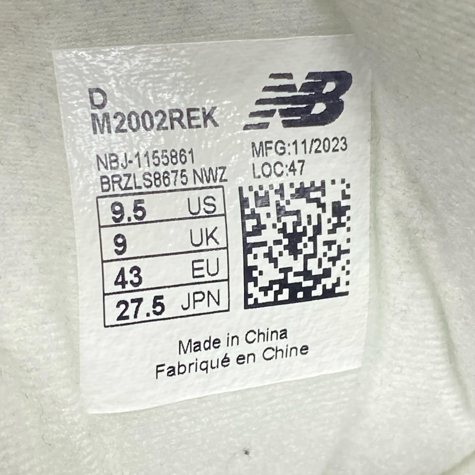 スニーカー M2002REK OFF WHITE (27.5) 27.5cm (US9 1/2 UK9 EU45)
