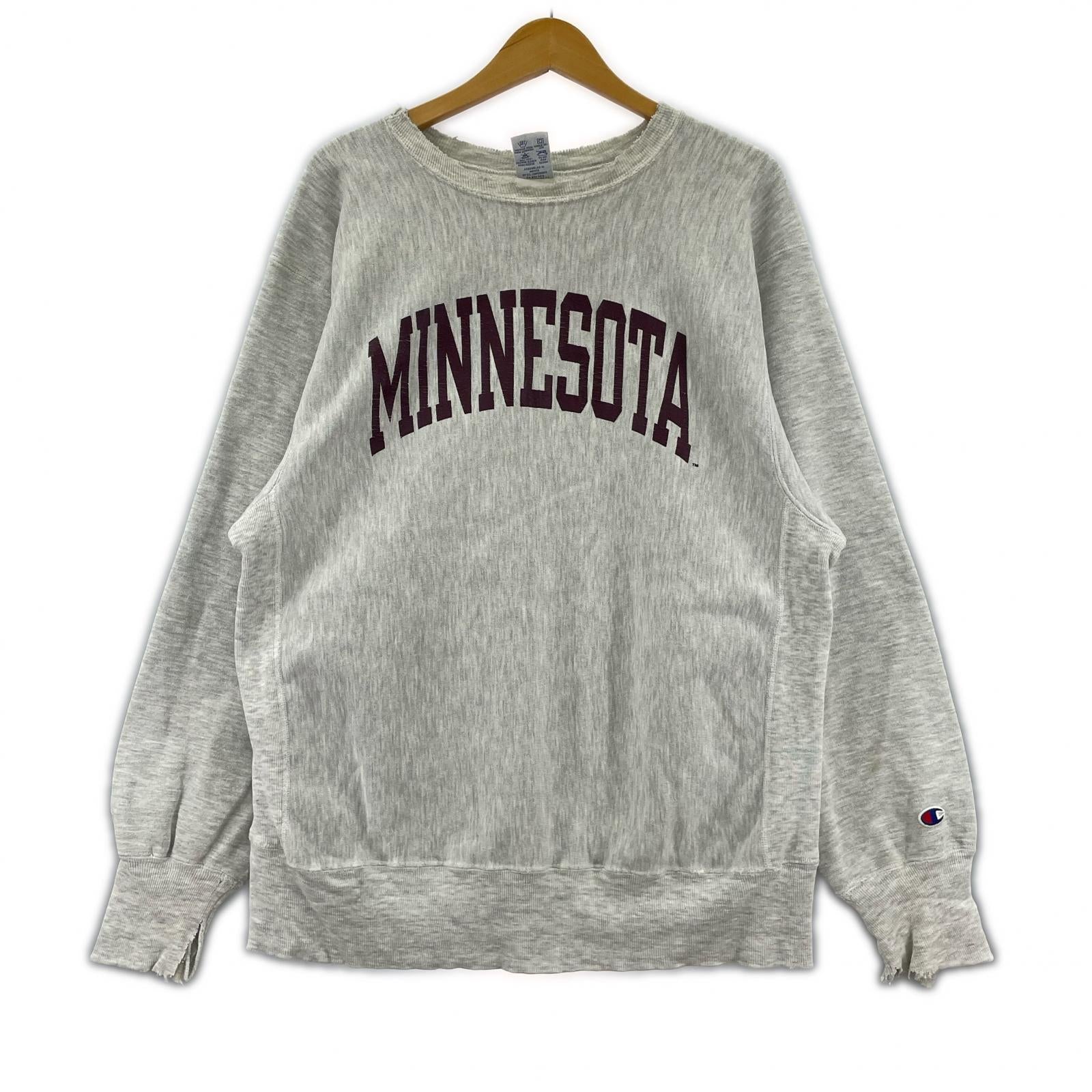 スウェット 90s REVERSE WEAVE MINESOTA グレー(XL) グレー