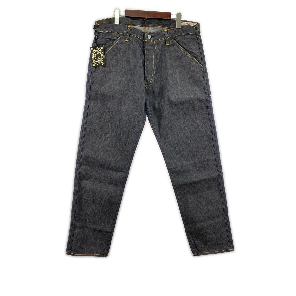 デニムパンツ EVISU Lot.5500 くまモン デニムパンツ W38 ブラック