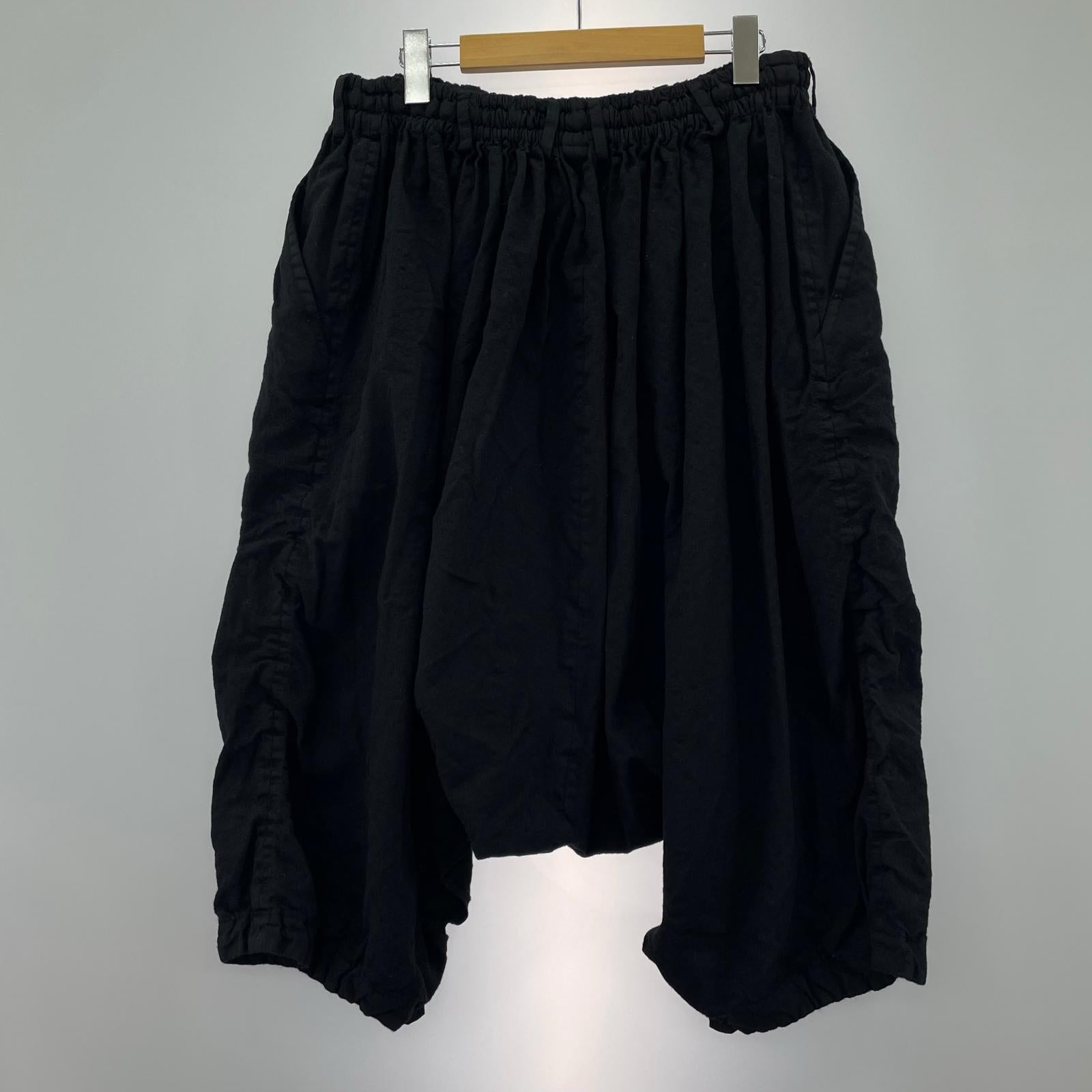 ショートパンツ WOOL SAROUEL PANTS 黒(3) 3 ブラック