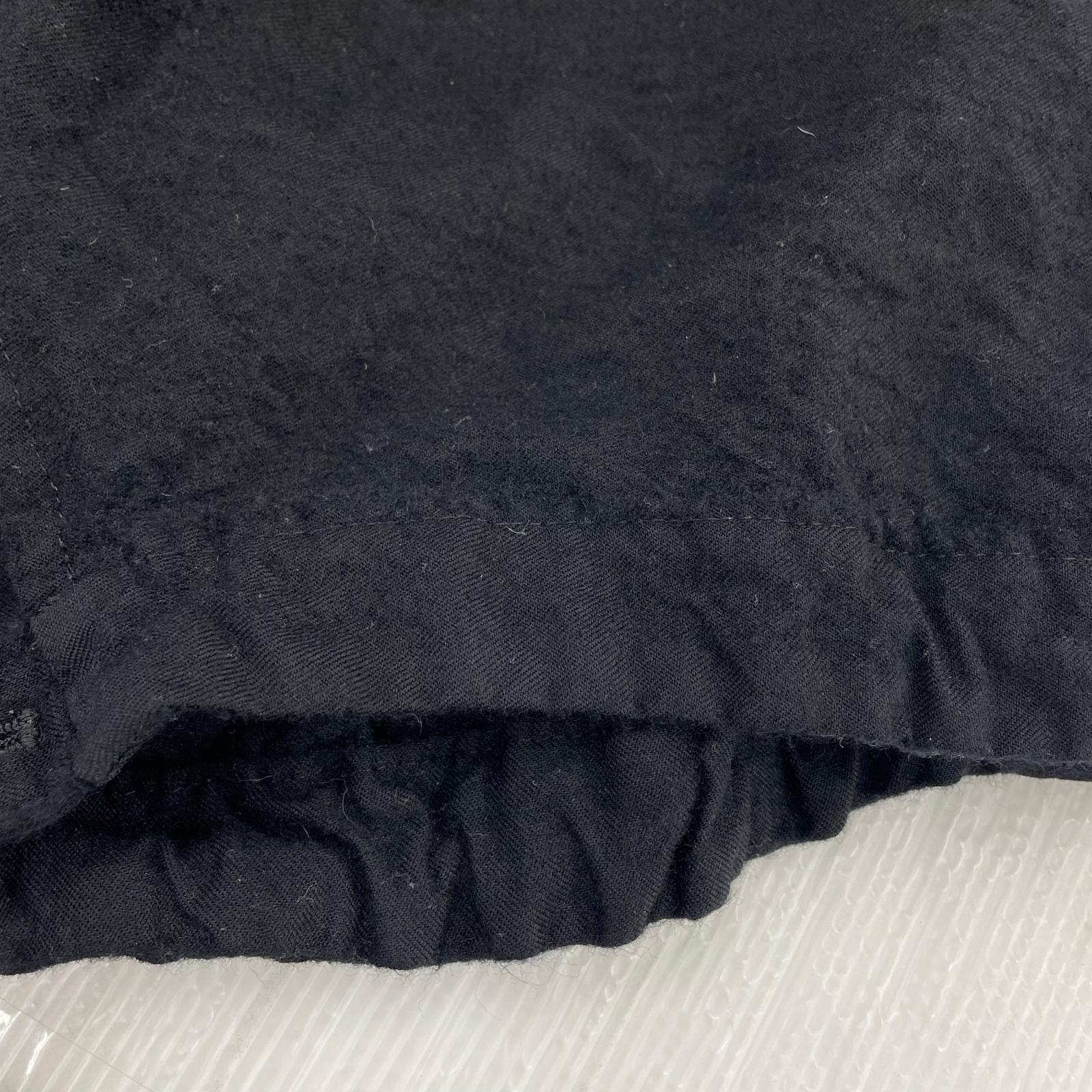 ショートパンツ WOOL SAROUEL PANTS 黒(3) 3 ブラック