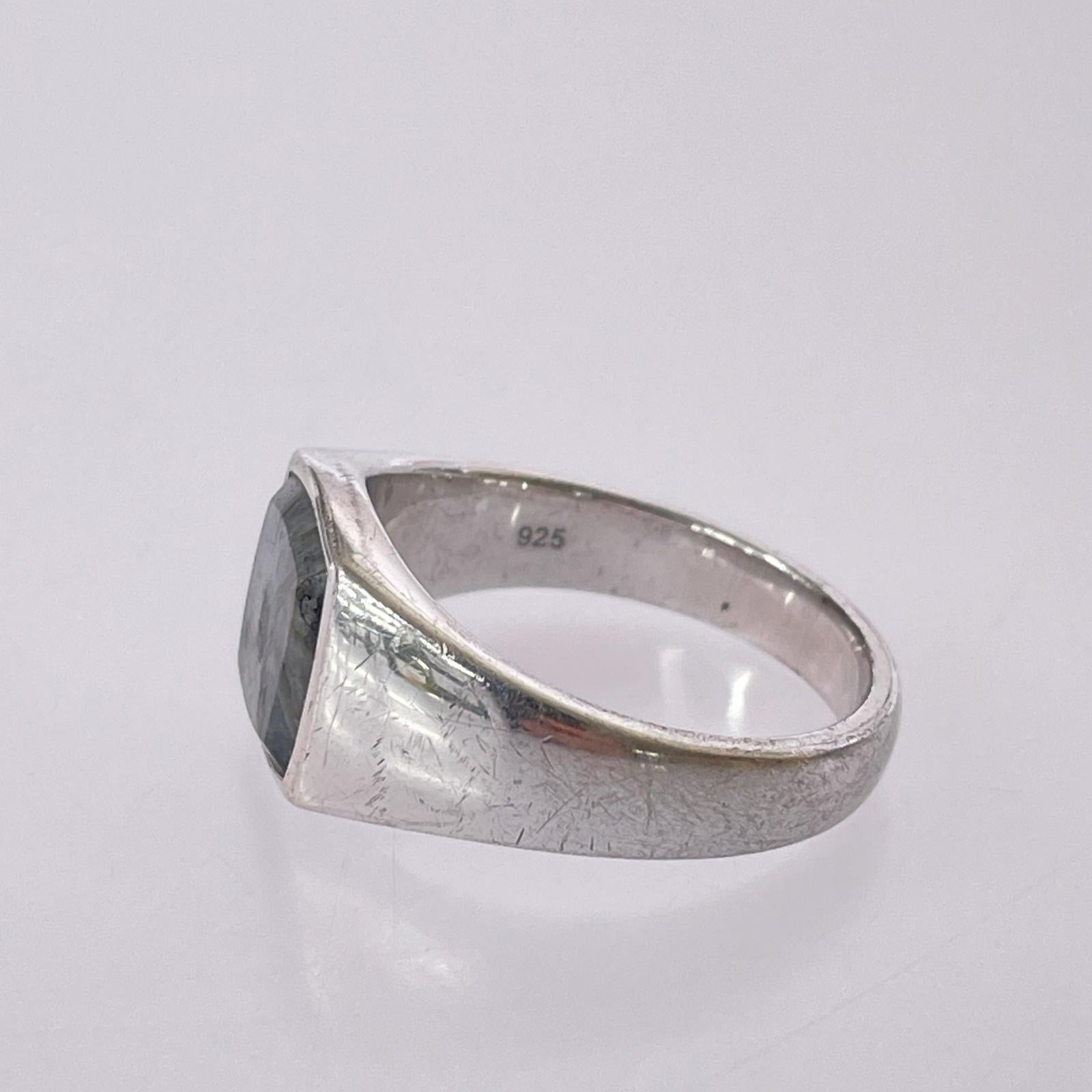 リング・指輪 Kay Ring Larvikite 21号 シルバー