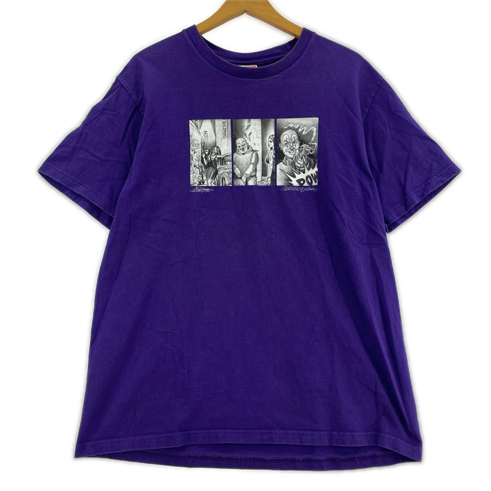半袖Tシャツ MR. CARTOON 紫 M M パープル