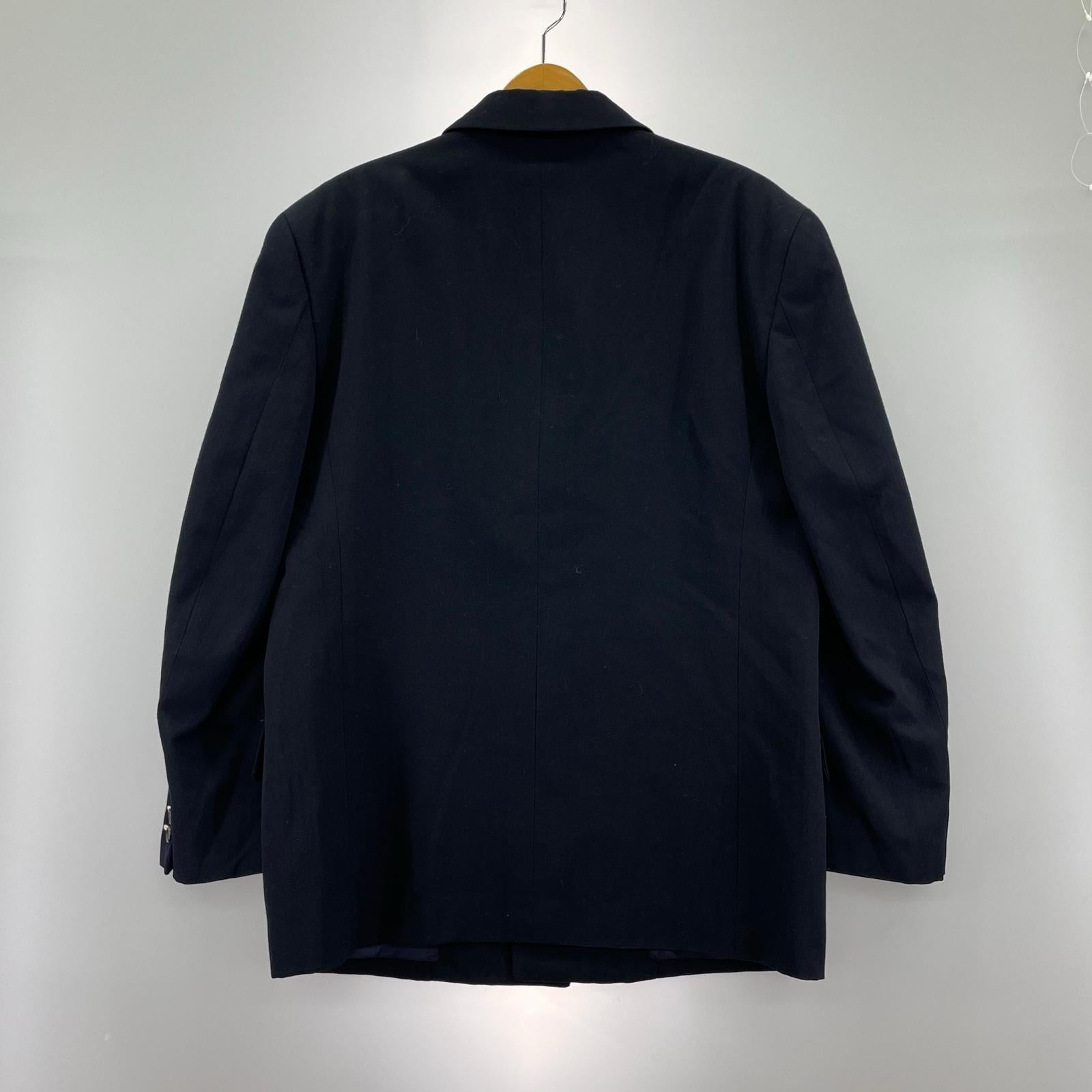 ジャケット COMME des GARCONS HOMME PLUS 80s デザインダブルブレストジャケット M ネイビー M ネイビー