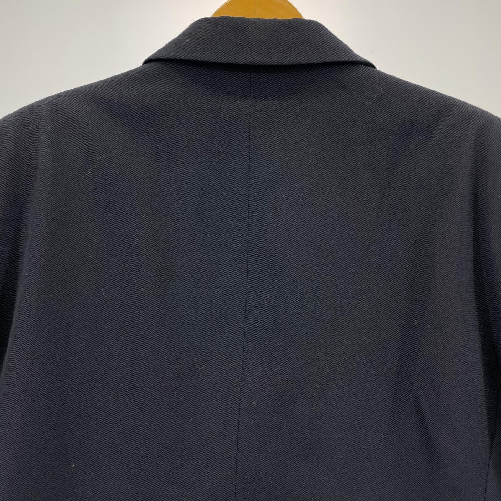 ジャケット COMME des GARCONS HOMME PLUS 80s デザインダブルブレストジャケット M ネイビー M ネイビー