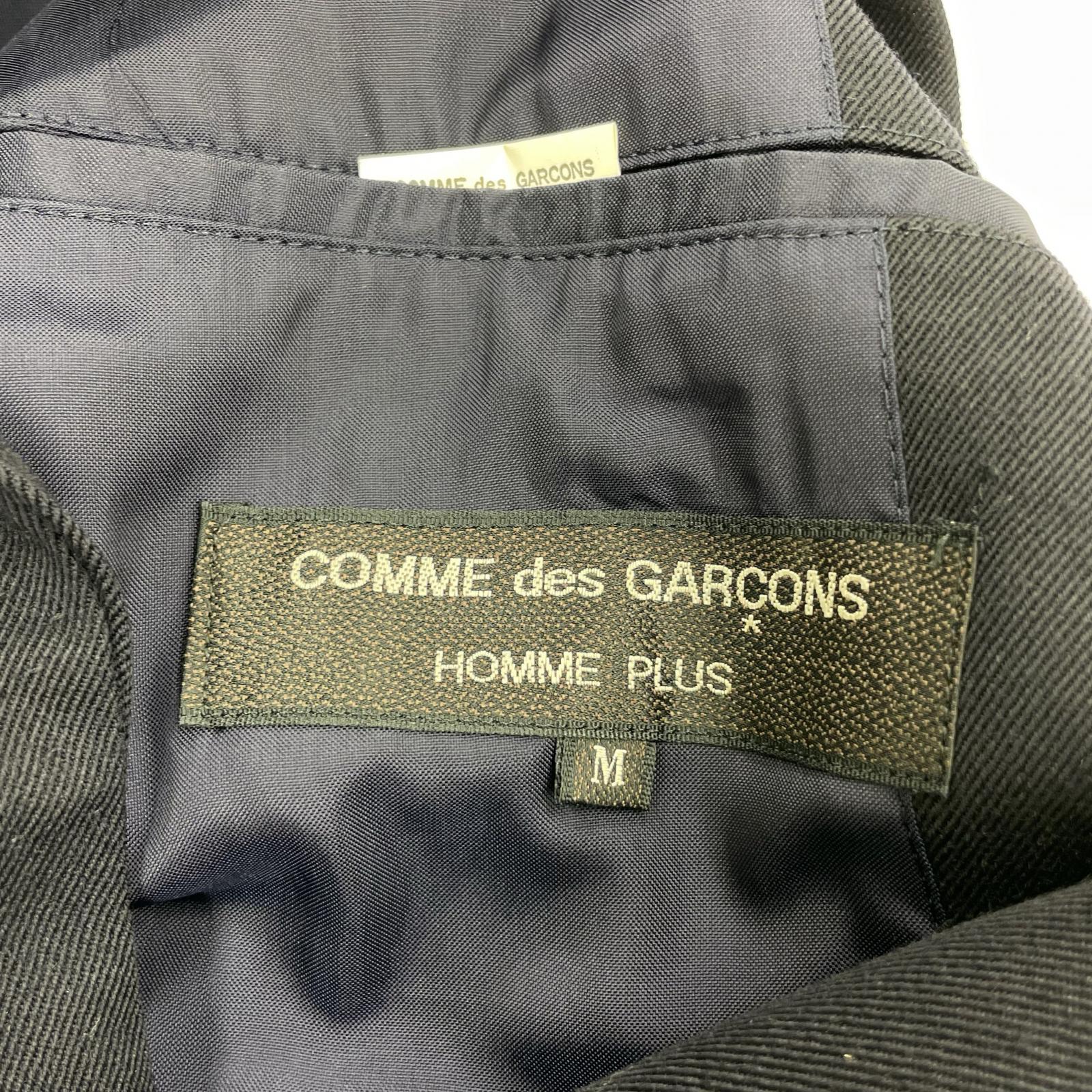 ジャケット COMME des GARCONS HOMME PLUS 80s デザインダブルブレストジャケット M ネイビー M ネイビー