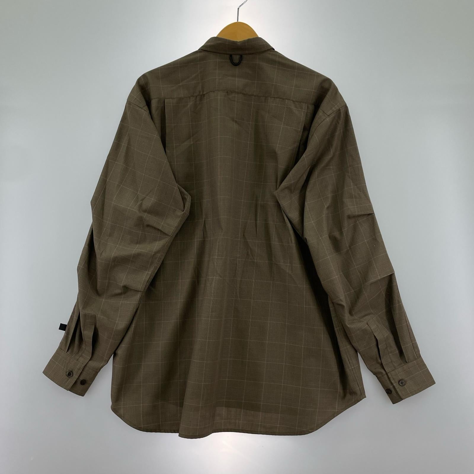 長袖シャツ DAIWA PIER39 TECH REGULAR COLLAR SHIRT S ブラウン S ブラウン