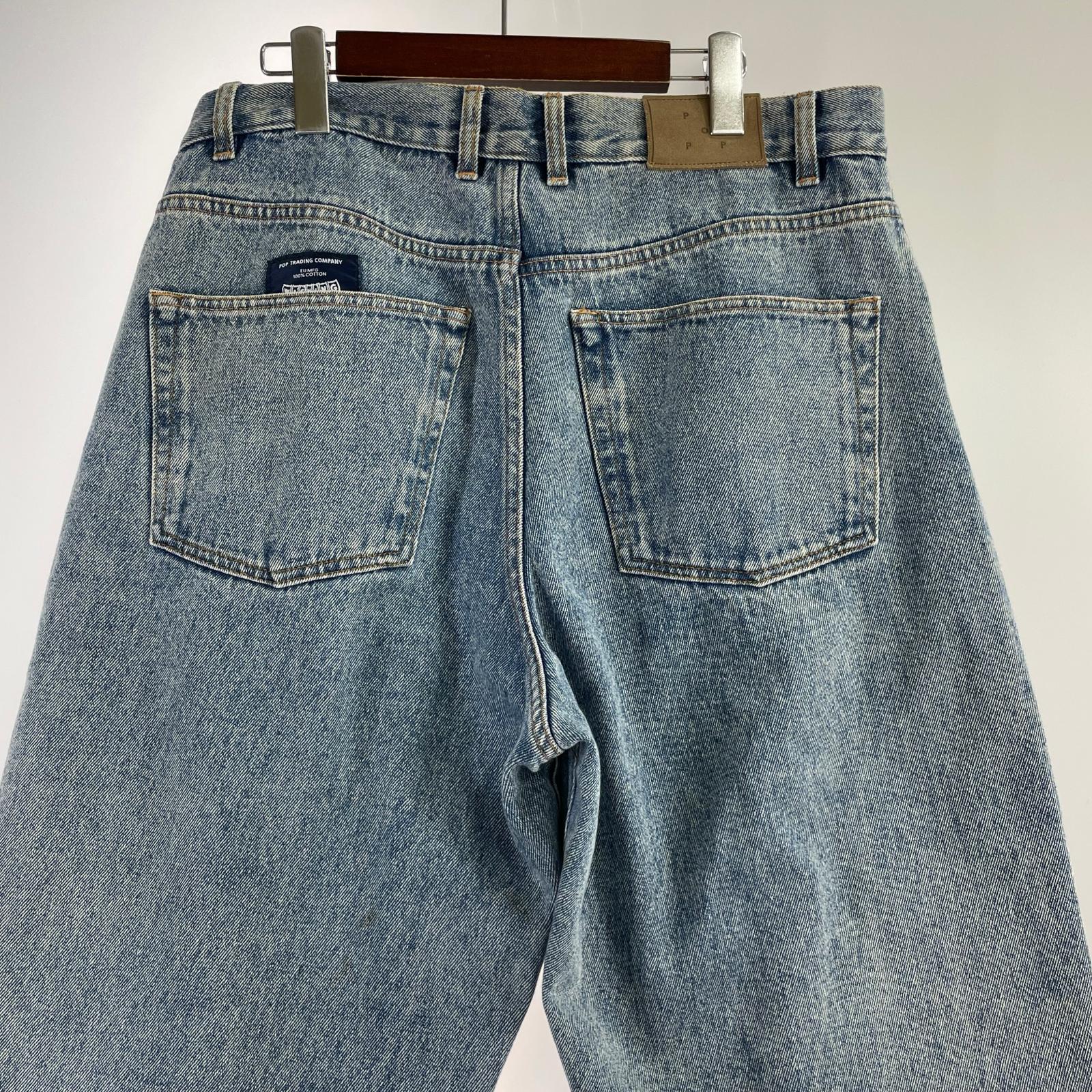 デニムパンツ POP TRADING COMPANY L ブルー