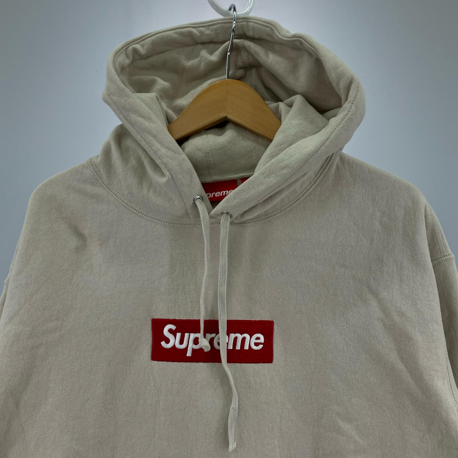 パーカー 24FW Box Logo Hooded ベージュ (M) M ベージュ