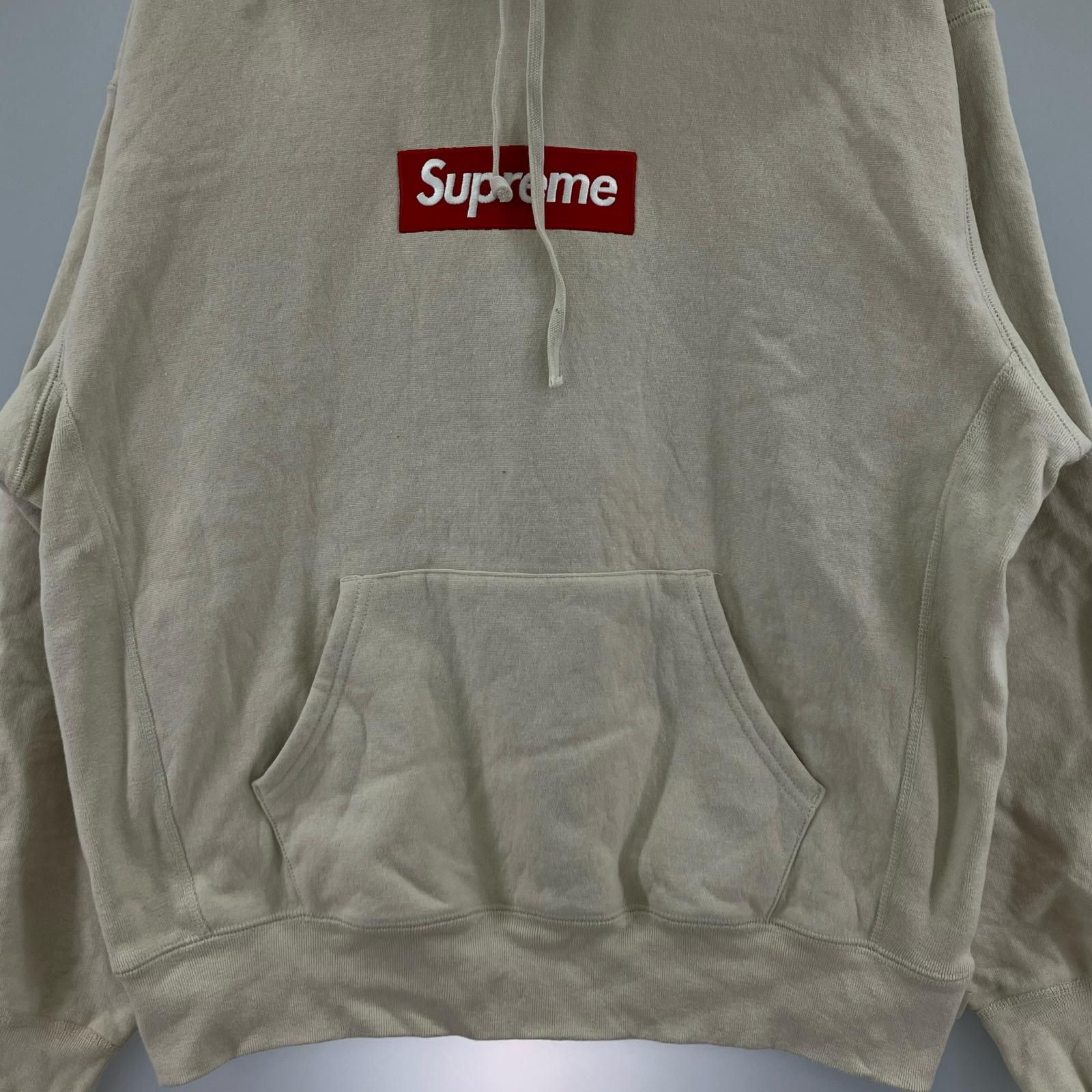 パーカー 24FW Box Logo Hooded ベージュ (M) M ベージュ