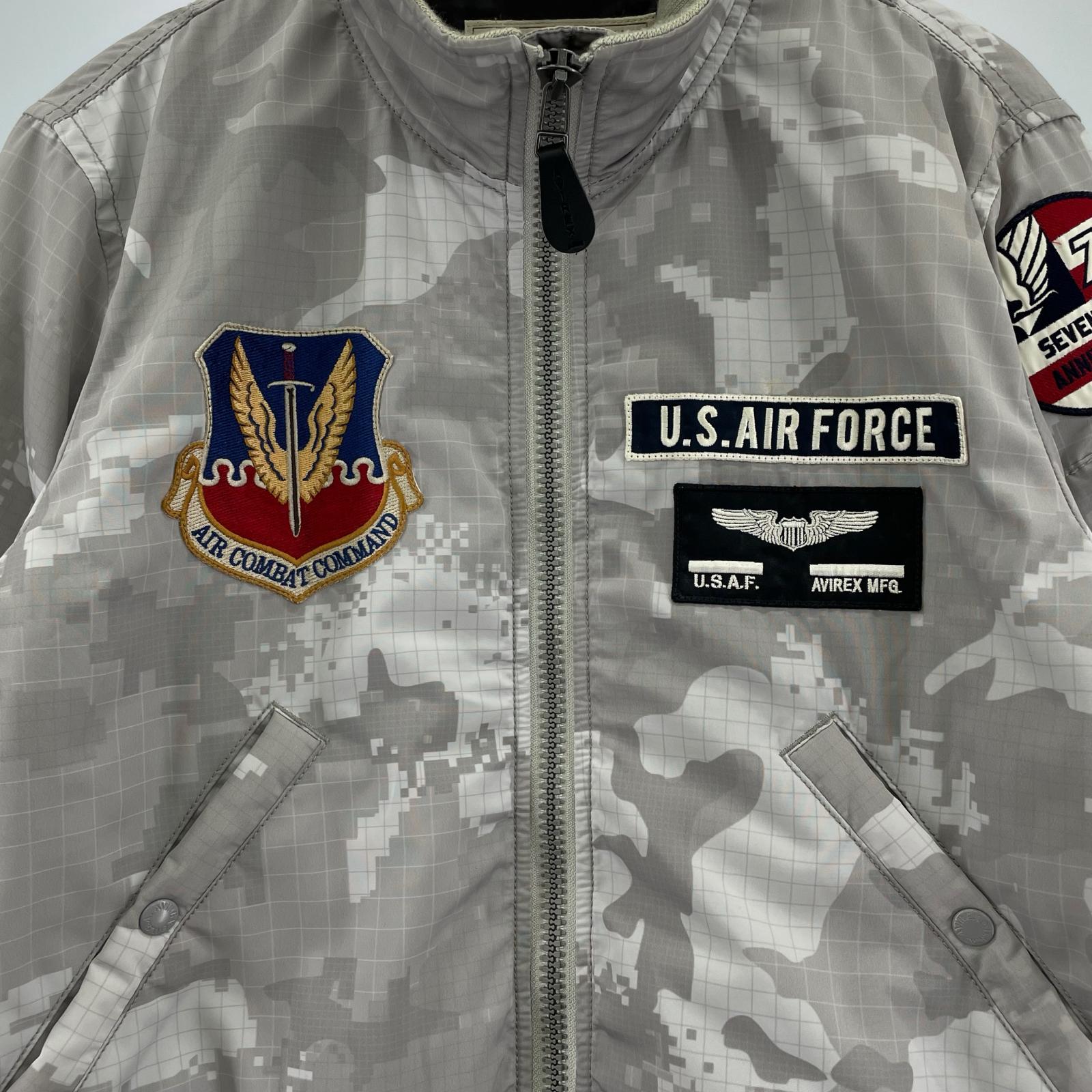 ダウンジャケット USAF MA-1 グレー M 70TH M グレー