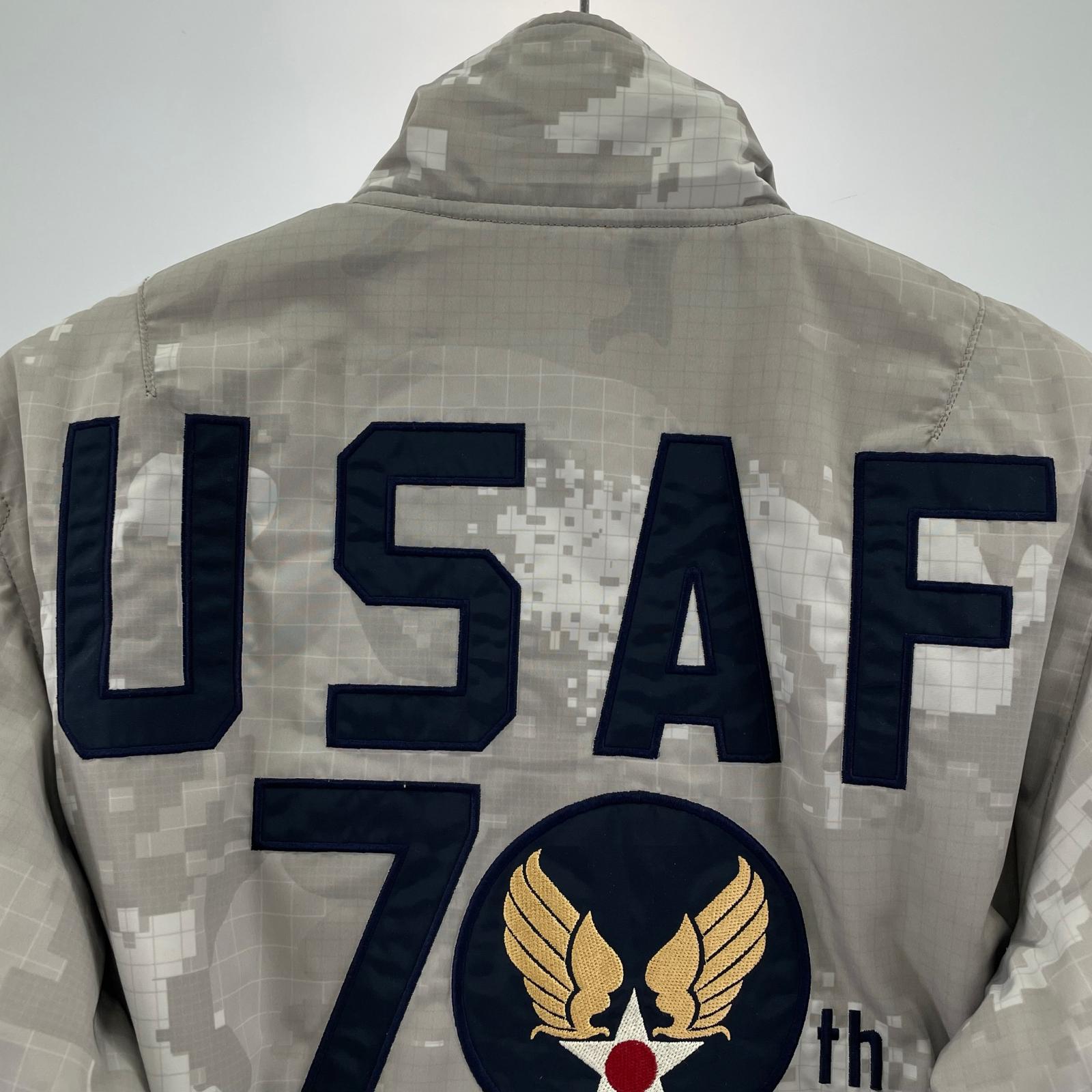 ダウンジャケット USAF MA-1 グレー M 70TH M グレー
