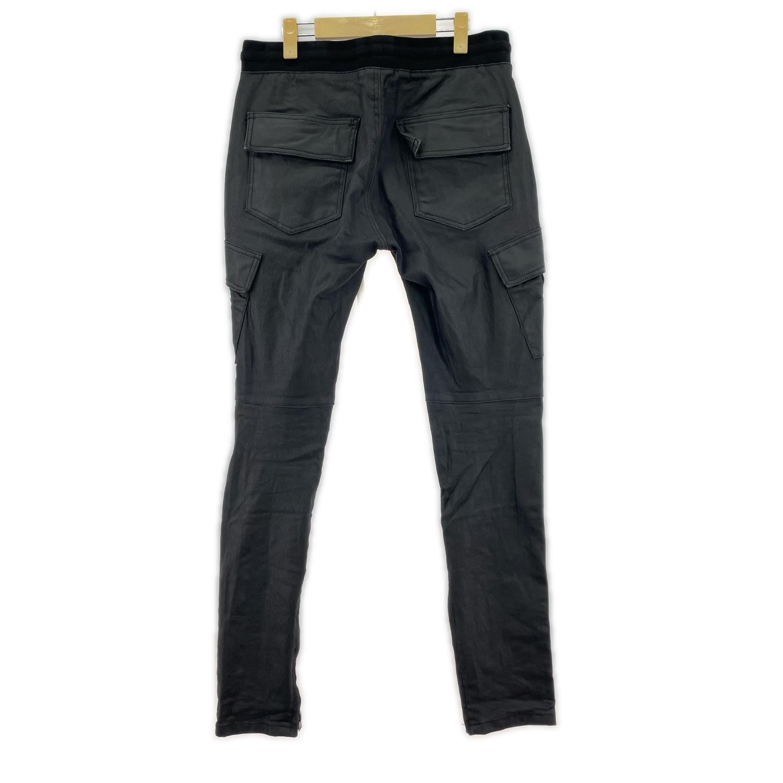 パンツ CARGO DRAWCORD PANTS WAXED 黒 M M ブラック