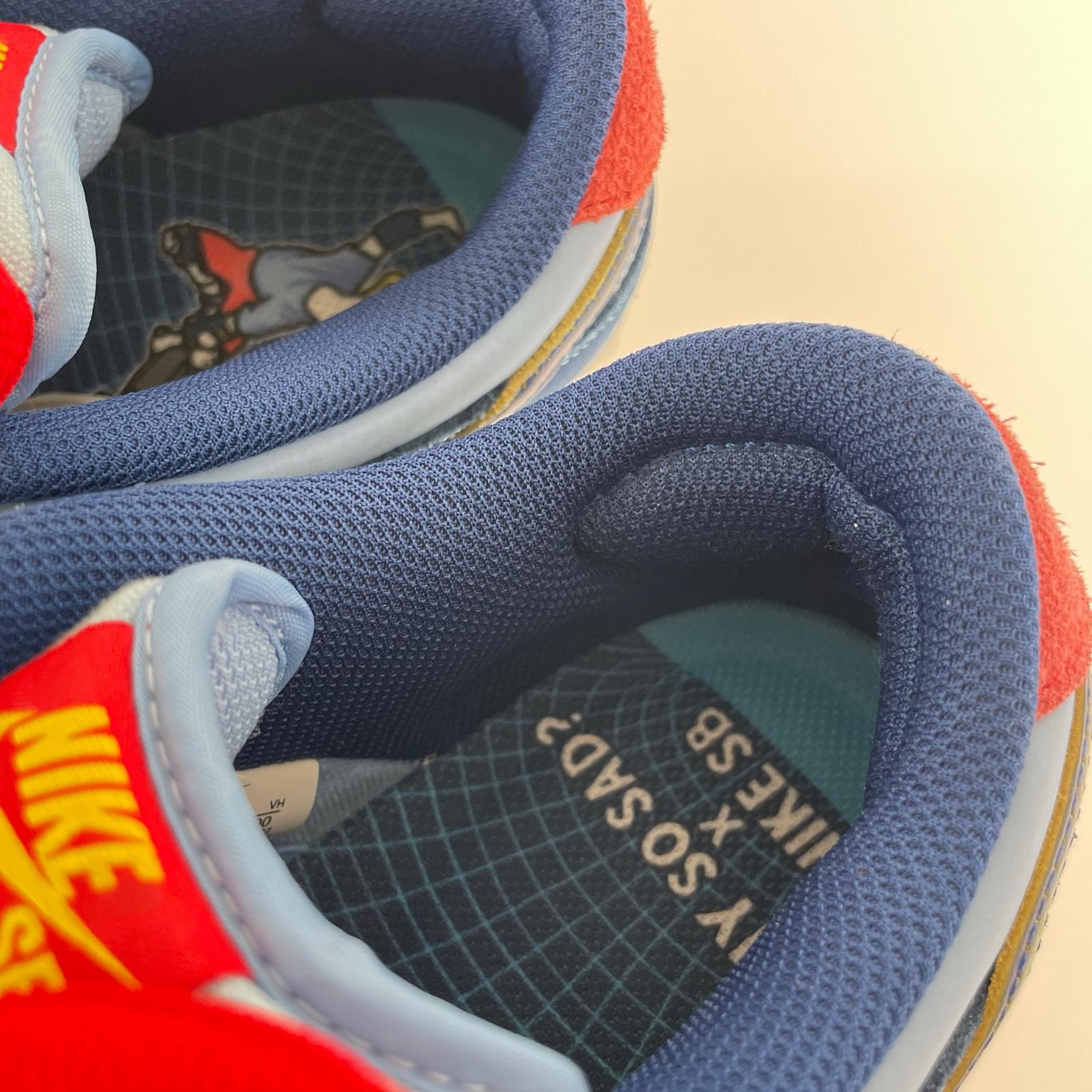 スニーカー × Why So Sad? Dunk Low DX5549-400 26cm (US8 UK7 1/2 EU42) ブルー