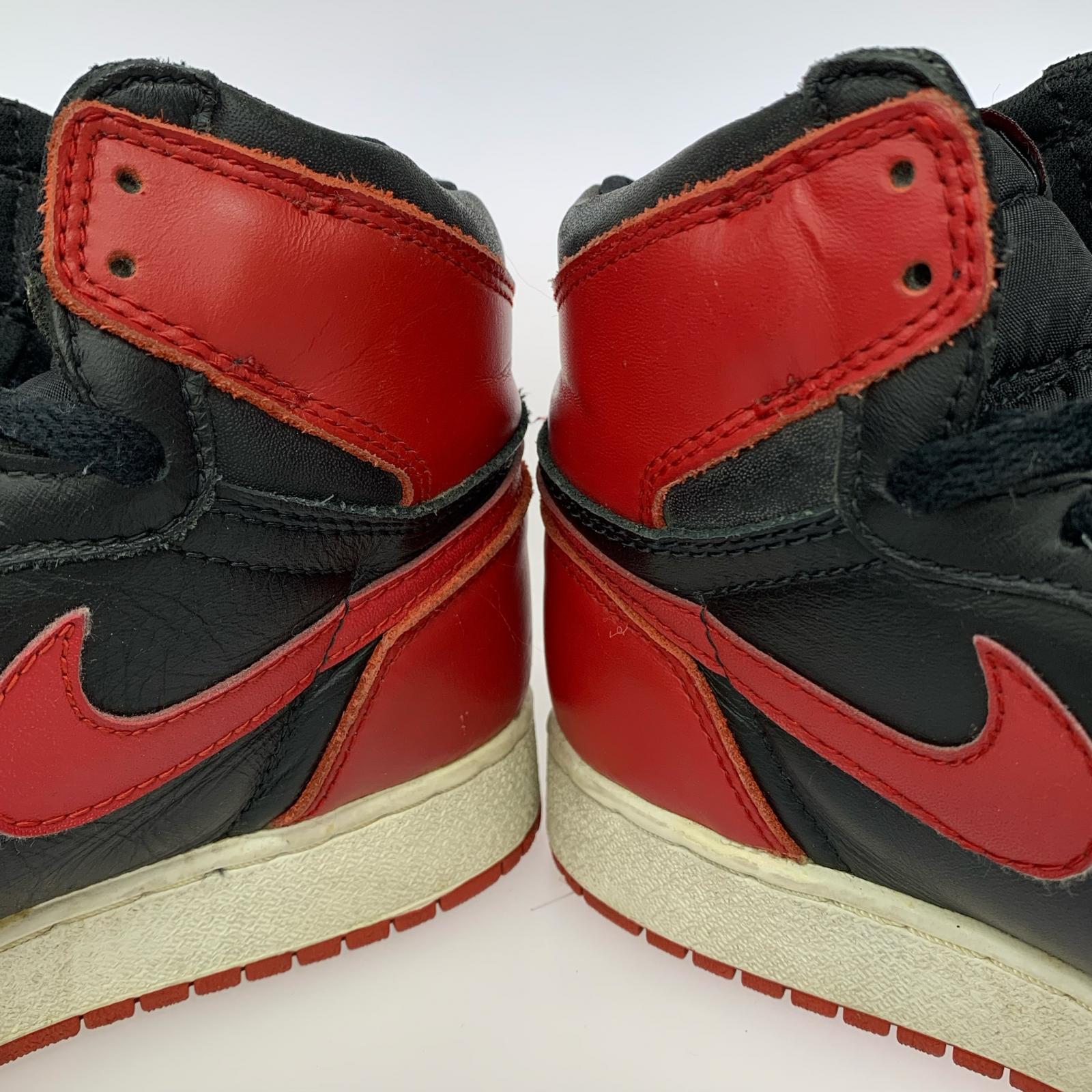 スニーカー 観賞用 94年製 AIR JORDAN 1 HIGH BG BRED 153126-061 US5Y 約23cm 23.5cm (US5 1/2 UK5 EU37)
