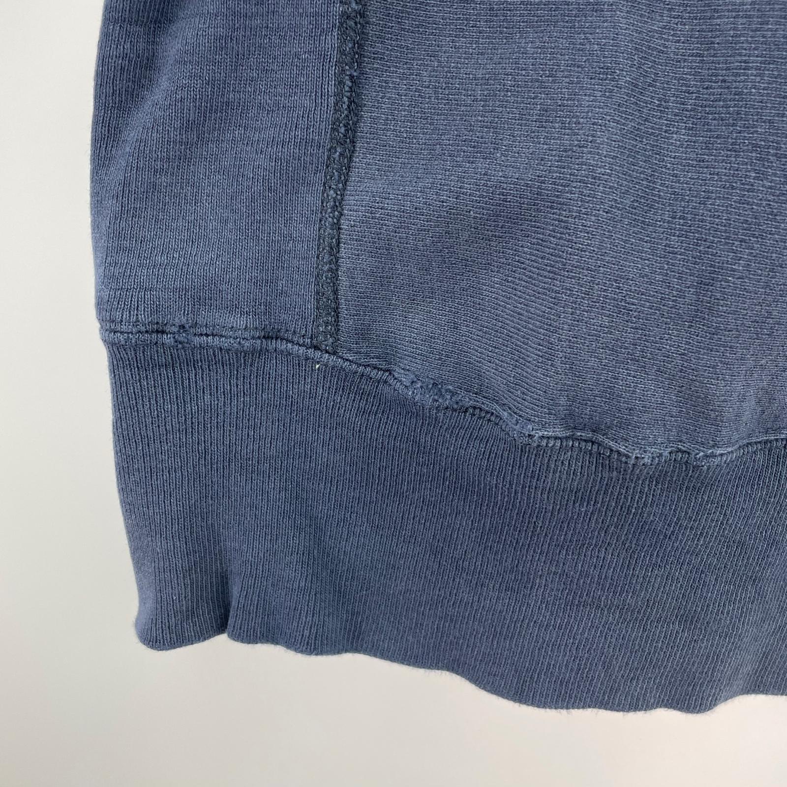 スウェット 80s REVERSE WEAVE スウェット 米国製 目あり ネイビー L L ネイビー