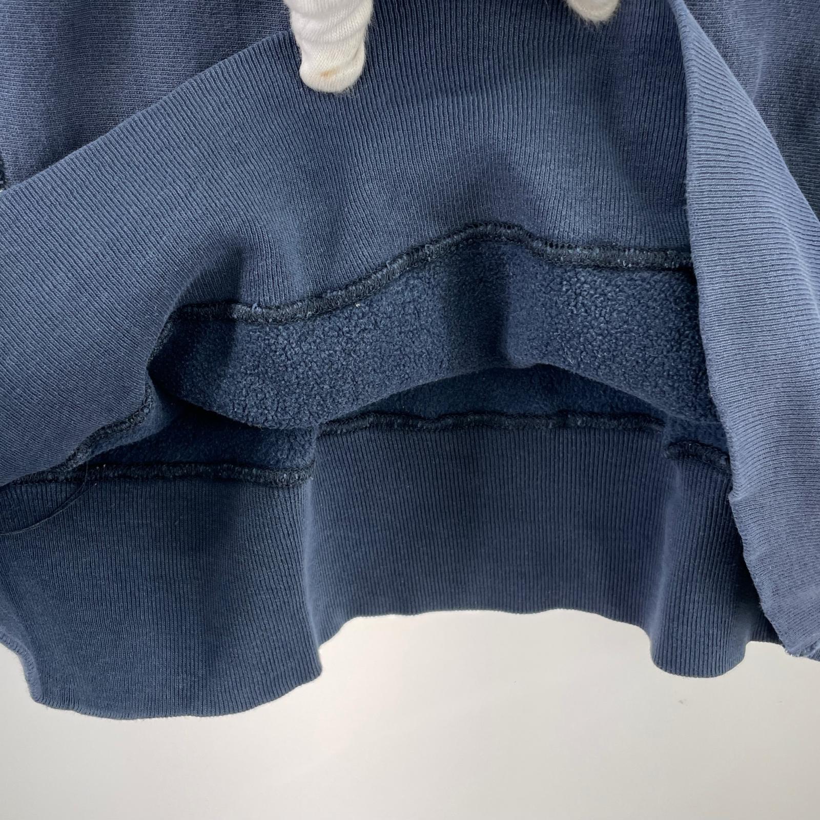 スウェット 80s REVERSE WEAVE スウェット 米国製 目あり ネイビー L L ネイビー