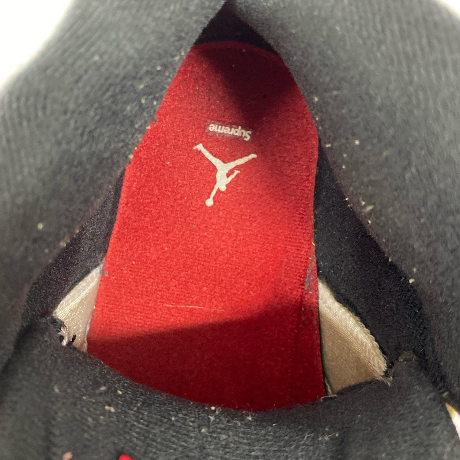 スニーカー ×supreme AIR JORDAN 5 RETRO 28cm (US10 UK9 1/2 EU46) ホワイト