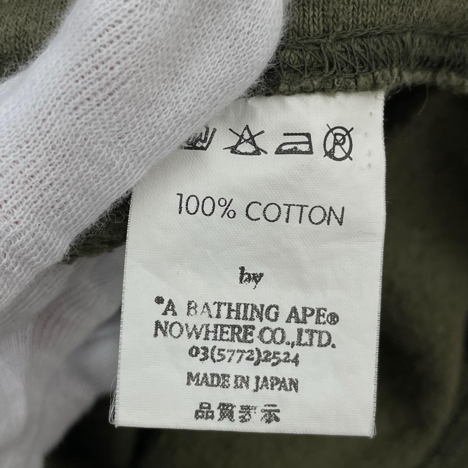 スウェット 90S ロゴプリント 七分袖 M GRN M グリーン