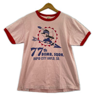 半袖Tシャツ リンガーtee S S ピンク