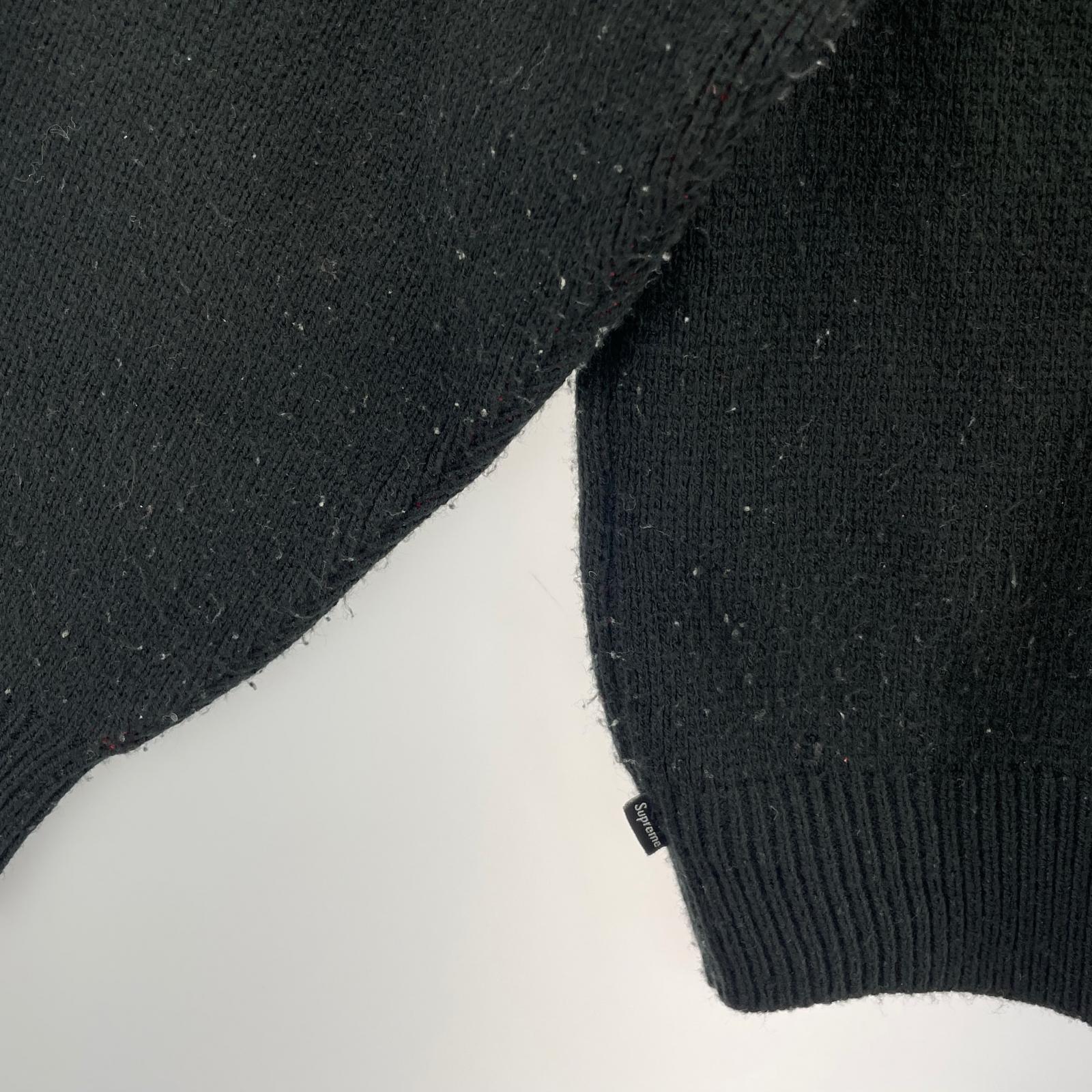 ニット thrasher sweater 黒 (M) M ブラック
