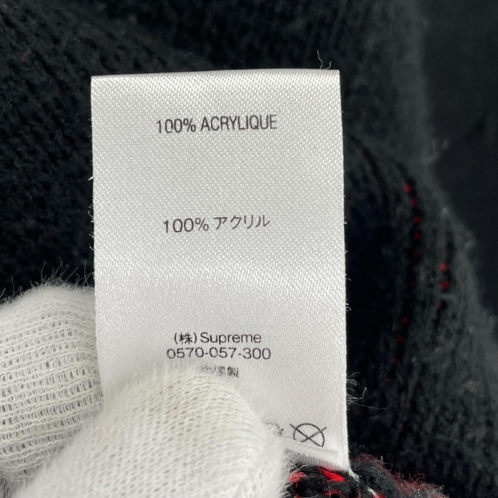 ニット thrasher sweater 黒 (M) M ブラック