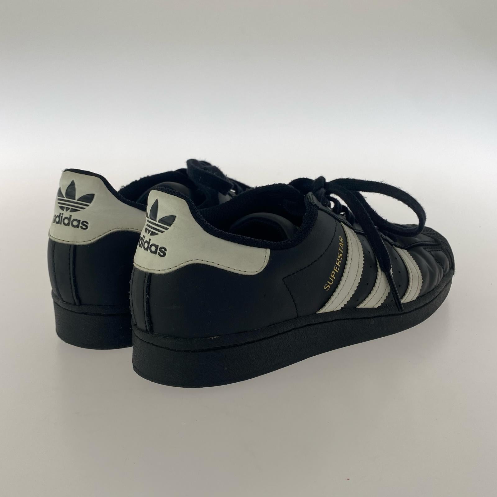 スニーカー adidas superstar 黒 (25) 25cm (US7 UK6 1/2 EU40) ブラック
