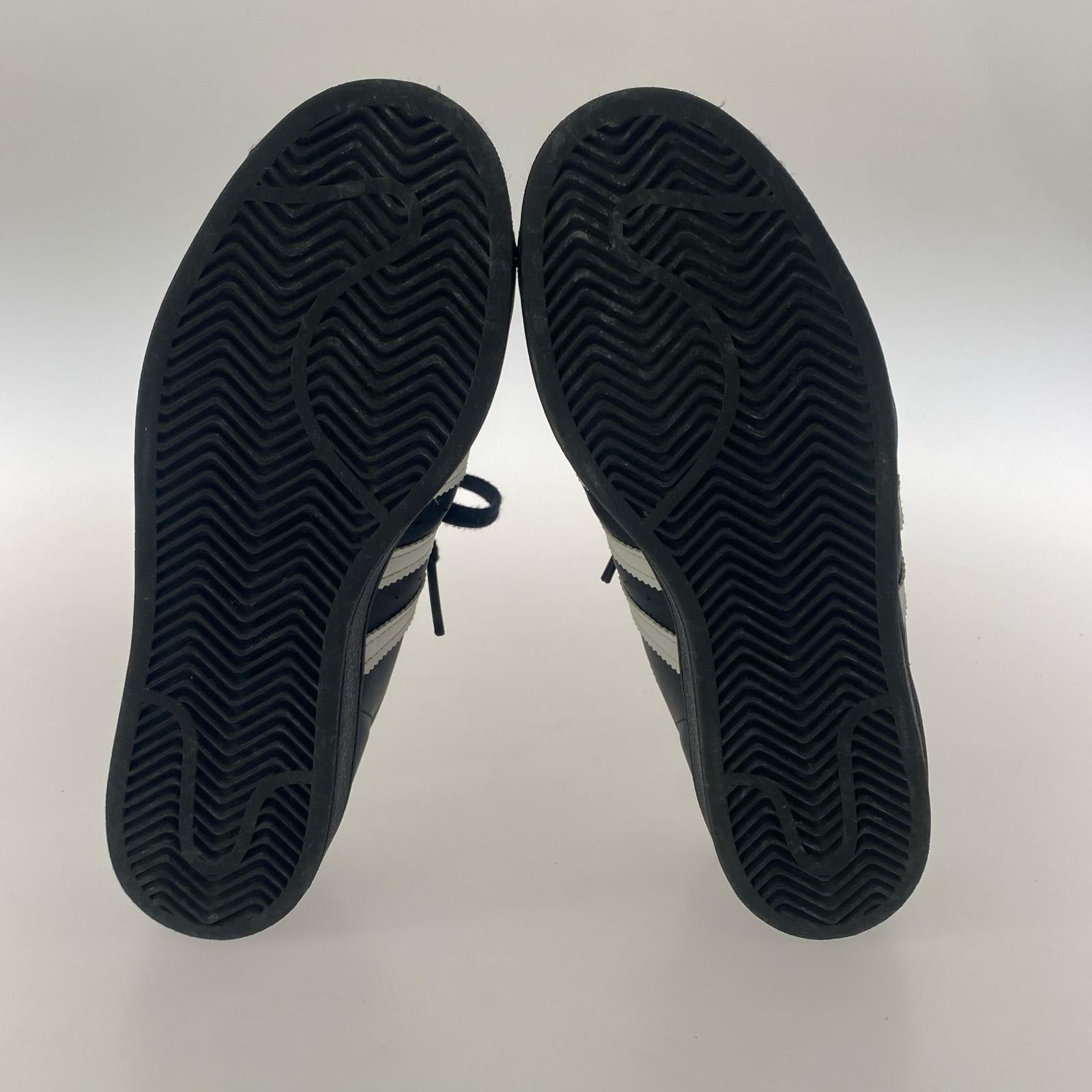 スニーカー adidas superstar 黒 (25) 25cm (US7 UK6 1/2 EU40) ブラック